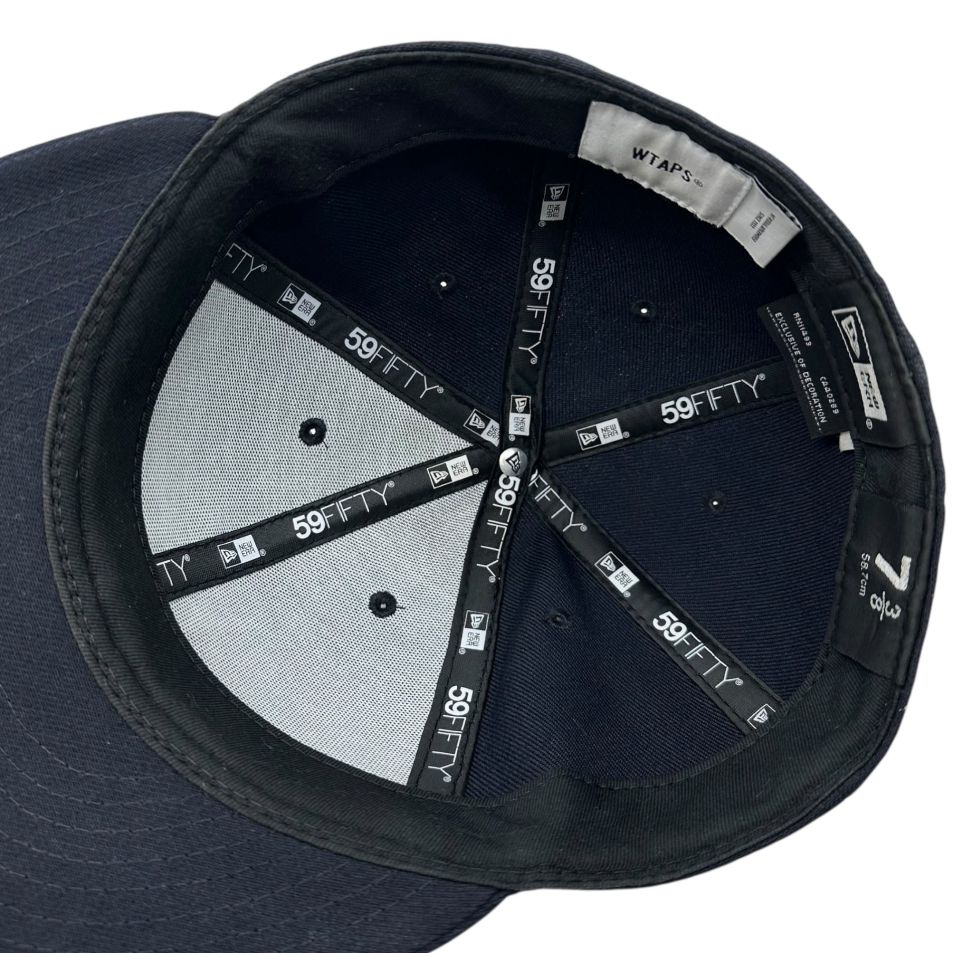 WTAPS×NEW ERA(ダブルタップス×ニューエラ) 21AW 59FIFTY LOW PROFILE/CAP/POLY.TWILL. ベースボール キャップ 221NENED-HT01 02 ネイビー