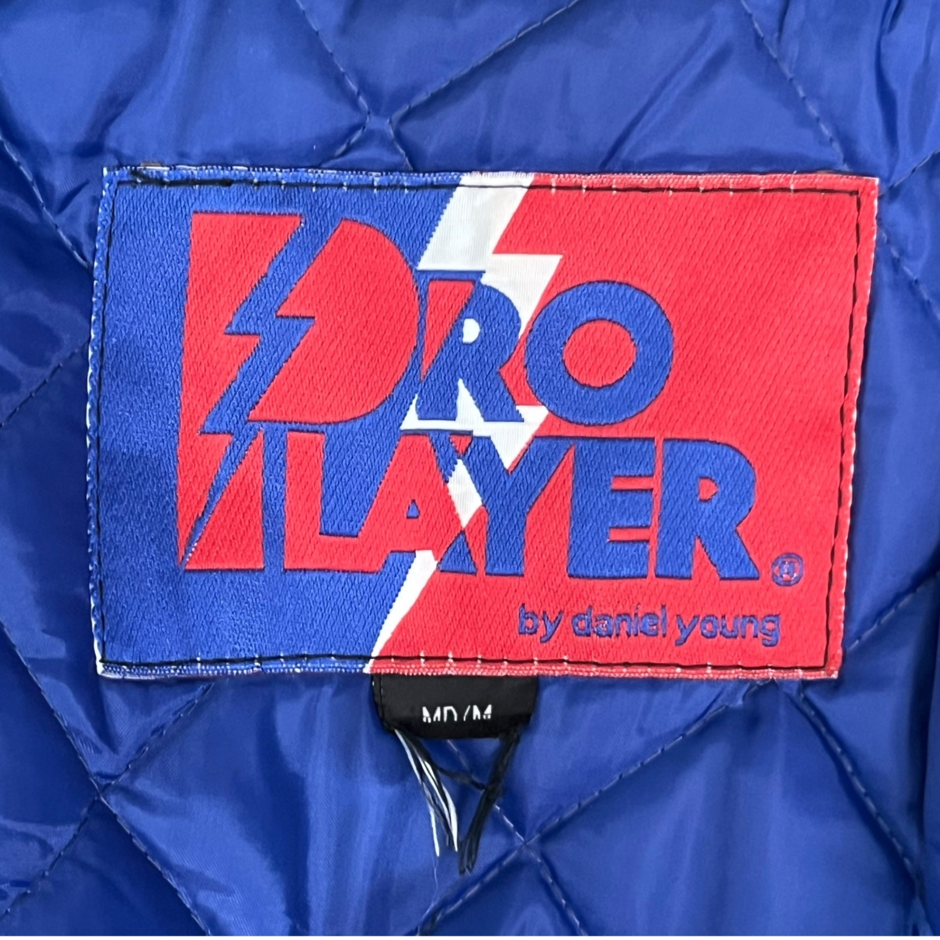 PRO PLAYER(プロプレイヤー) 90's NBA Orland Magic オーランドマジック レザー スタジャン 90年代 M ブラック×ブルー