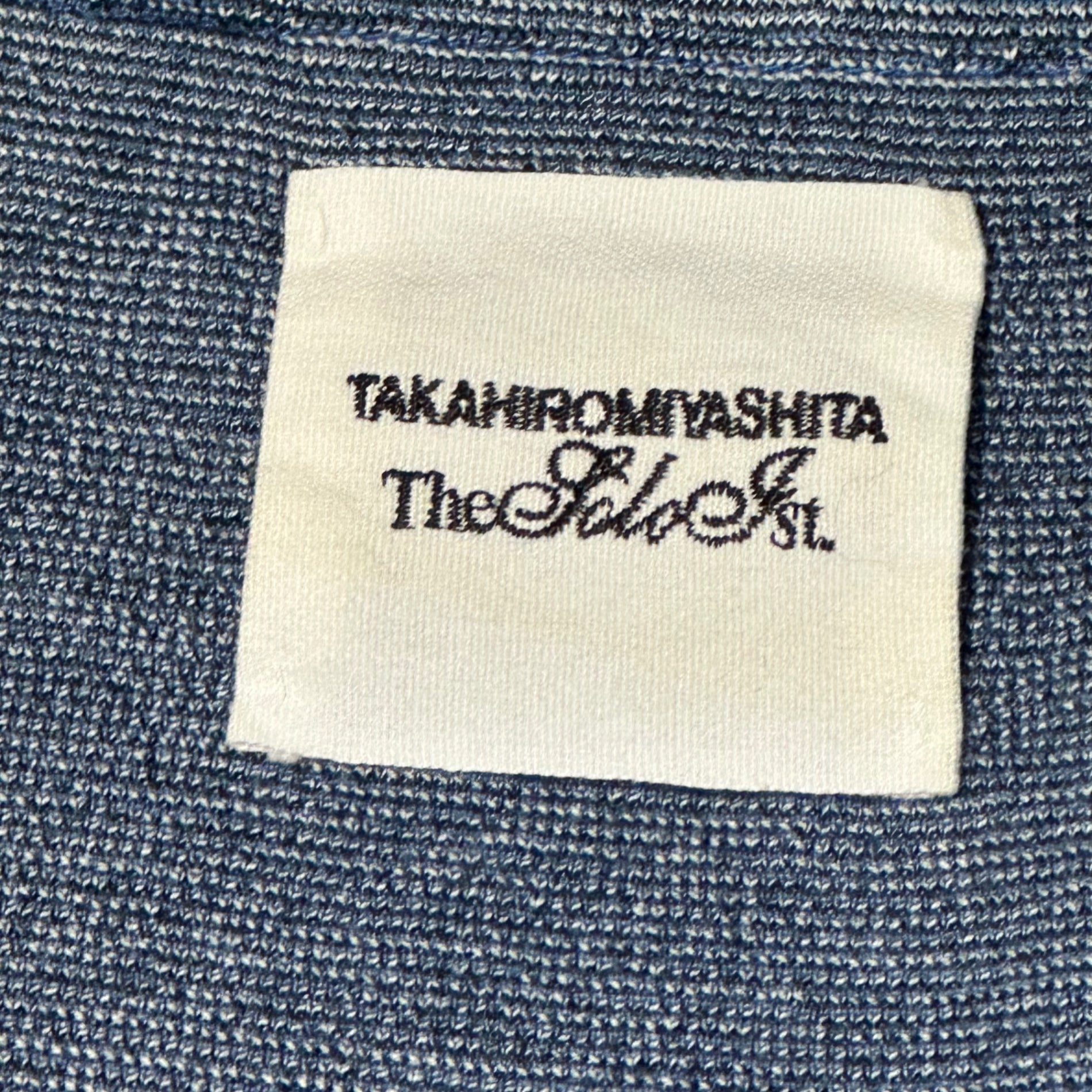 TAKAHIRO MIYASHITA The Soloist.(タカヒロミヤシタザソロイスト) Argyle cotton knit cardigan アーガイル コットン ニット カーディガン 0094 48(M程度) ブルー