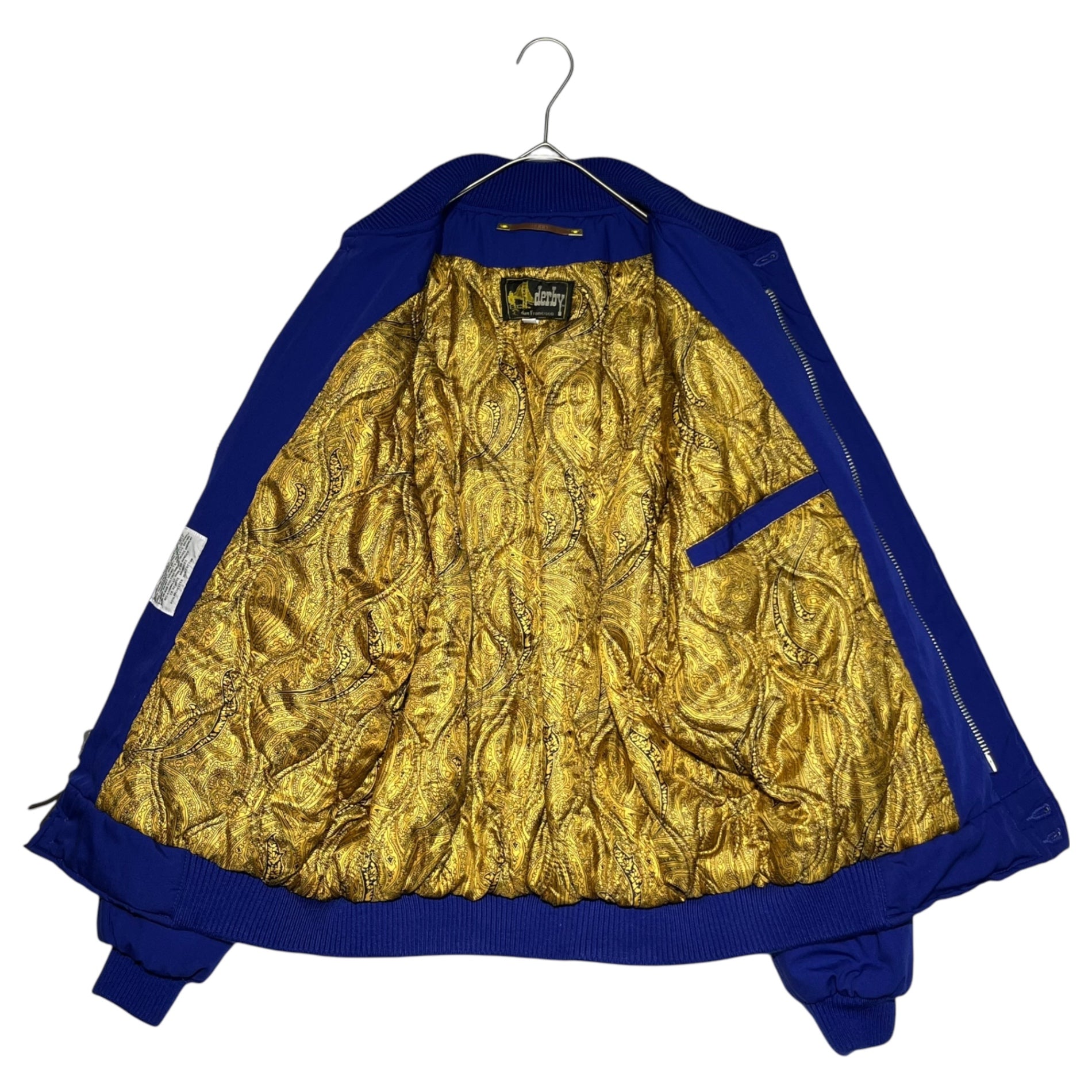 derby of san francisco(ダービー オブ サンフランシスコ) Classic Derby Jacket Style300 クラシック ダービー ジャケット スタイル300 M ブルー×ゴールド