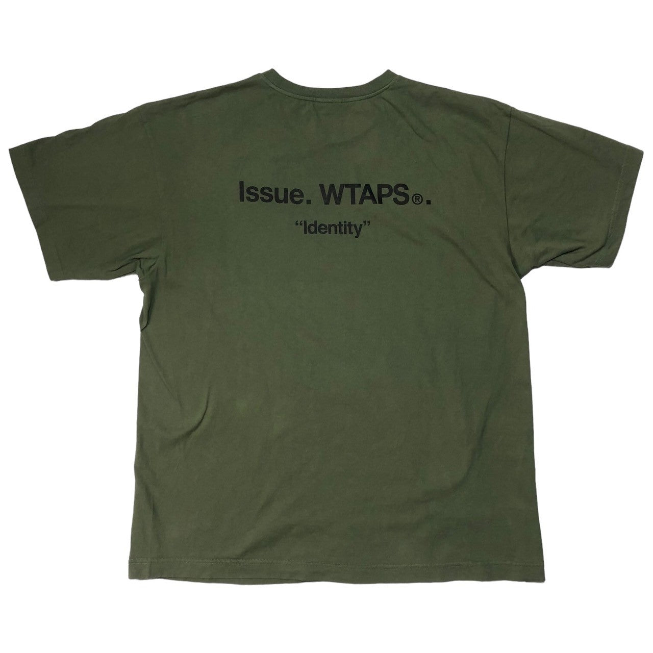 WTAPS(ダブルタップス) 22SS IDENTITY/SS/COTTON/アイデンティティーショートスリーブTシャツ 221ATDT-STM07S SIZE 02(M) カーキ