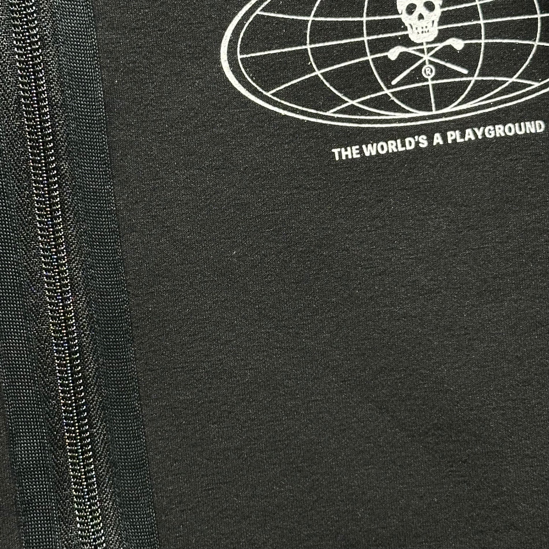 MARK & LONA(マークアンドロナ) 24AW SEAGREEN SPONGE ZIP CREW シーグリーン スポンジ ジップ クルー MFM-4C-AD02 46 ブラック ゴルフ