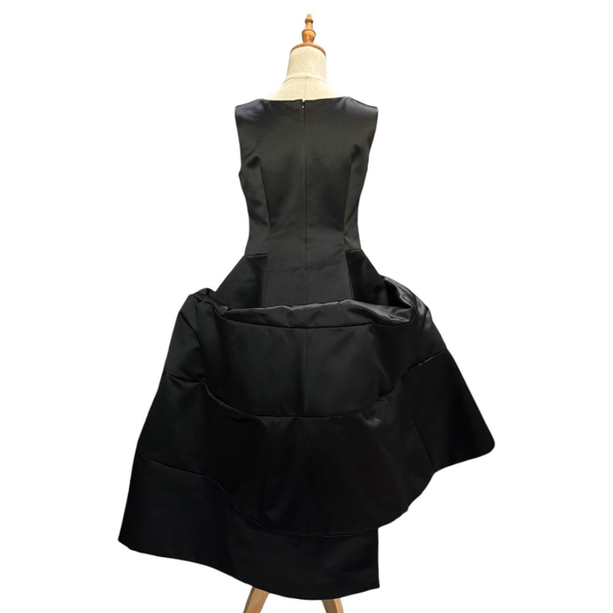 COMME des GARCONS(コムデギャルソン) 2026SS Polyester-Voluminous Sleeveless Dress エステル ボリューム ノースリーブ ワンピース GQ-O007 S ブラック AD2025