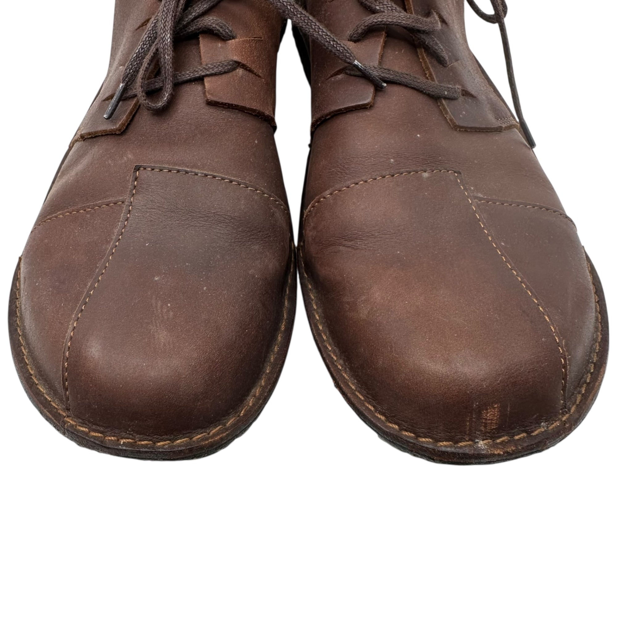 LOINTS OF HOLLAND(ロインツ) Patchwork Leather Shoes パッチワーク レザー シューズ 40(25.0-25.5cm) ブラウン