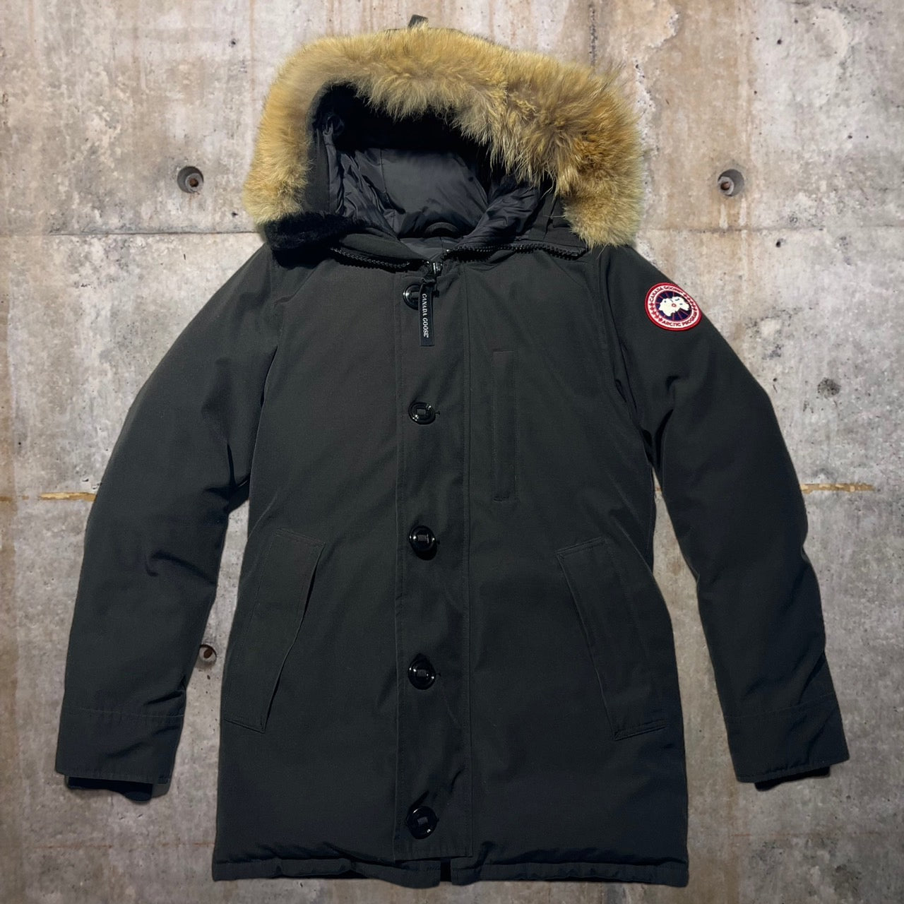 CANADA GOOSE(カナダグース) JASPER PARKA/ジャスパー/ダウンジャケット 3438JM XS ブラック サザビーリーグ