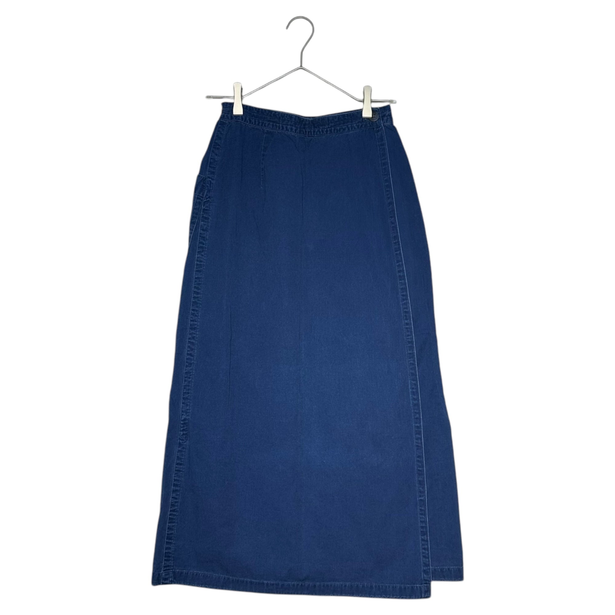HAI SPORTING GEAR ISSEY MIYAKE(ハイスポルティングギア イッセイミヤケ) 80's Indigo dyed cotton skirt 80年代 インディゴ染め コットン スカート 63 インディゴ