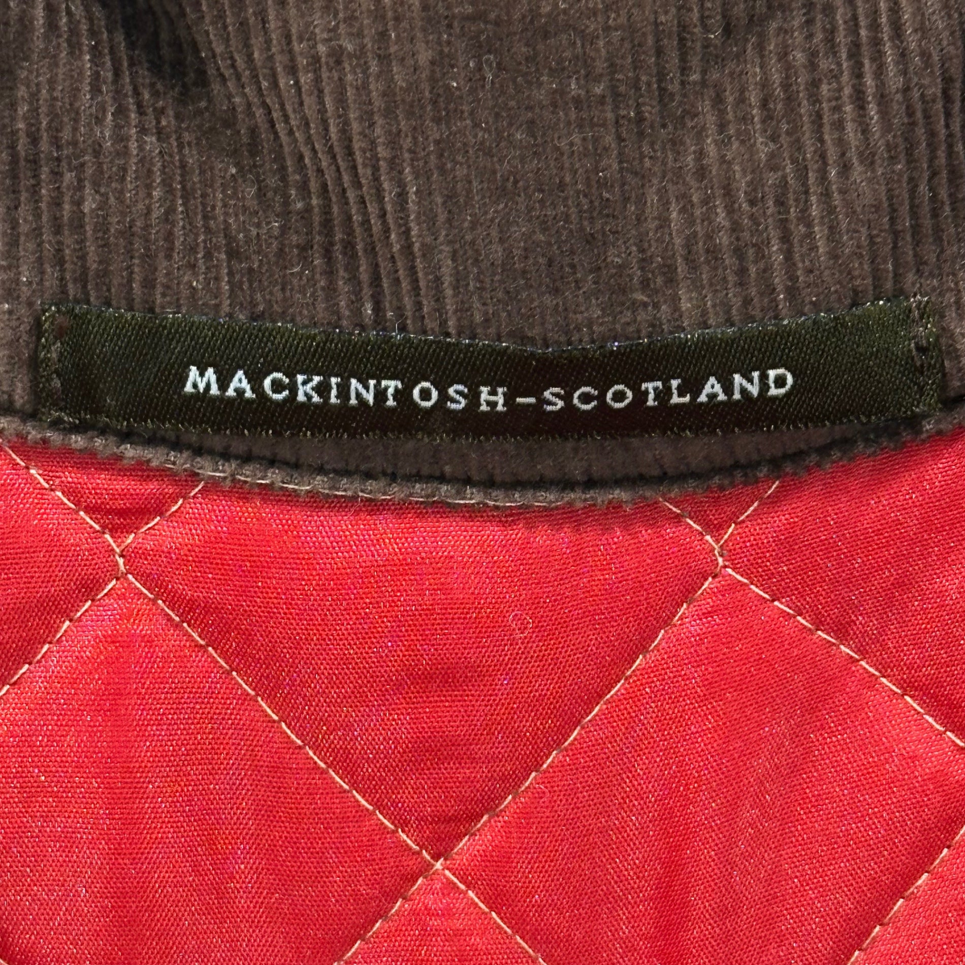 MACKINTOSH(マッキントッシュ) Scottish made Quilted Wool Vest スコットランド製 キルティング ウール ベスト 36 ベージュ