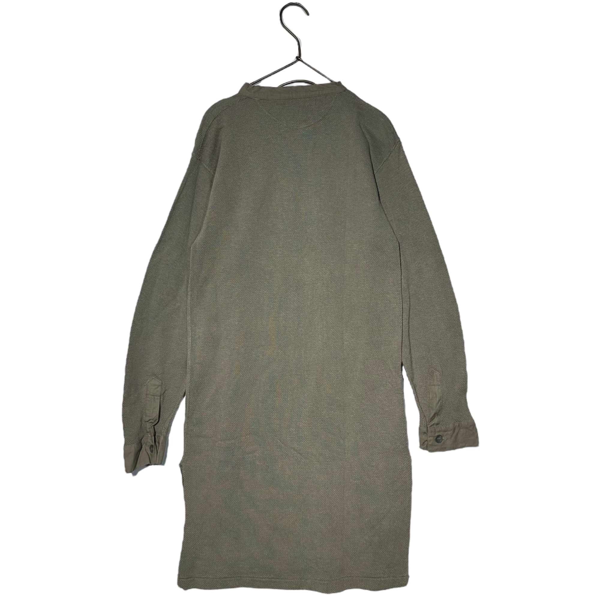 vintage(ヴィンテージ) Swedish Army Waffle Thermal Long Shirt スウェーデン軍 ワッフル サーマル ロングシャツ グレー