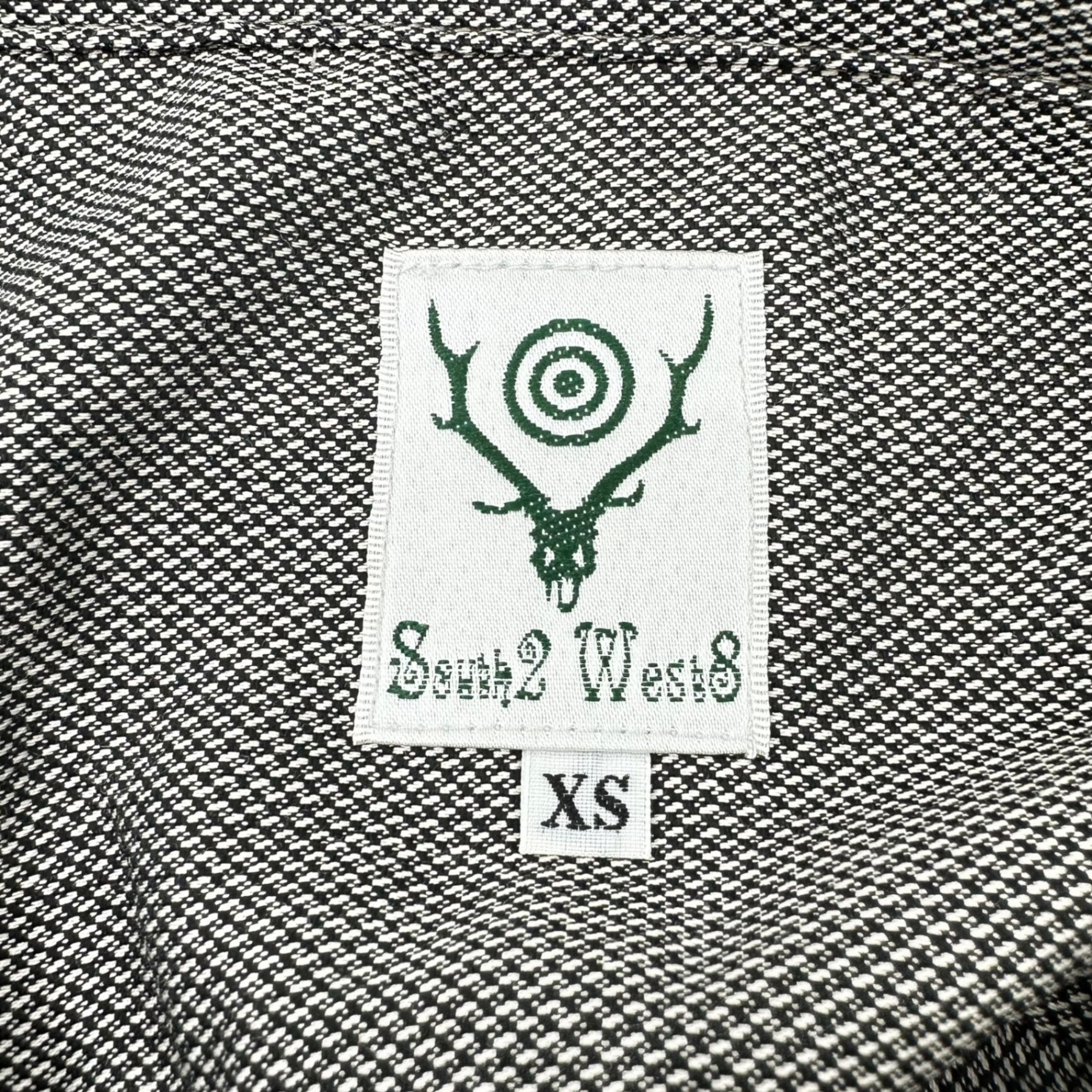 South2 West8 S2W8(サウス2ウエスト8) One-up Shirt Poly Rayon ワン アップ シャツ KP825 XS グレー オープンカラー 開襟