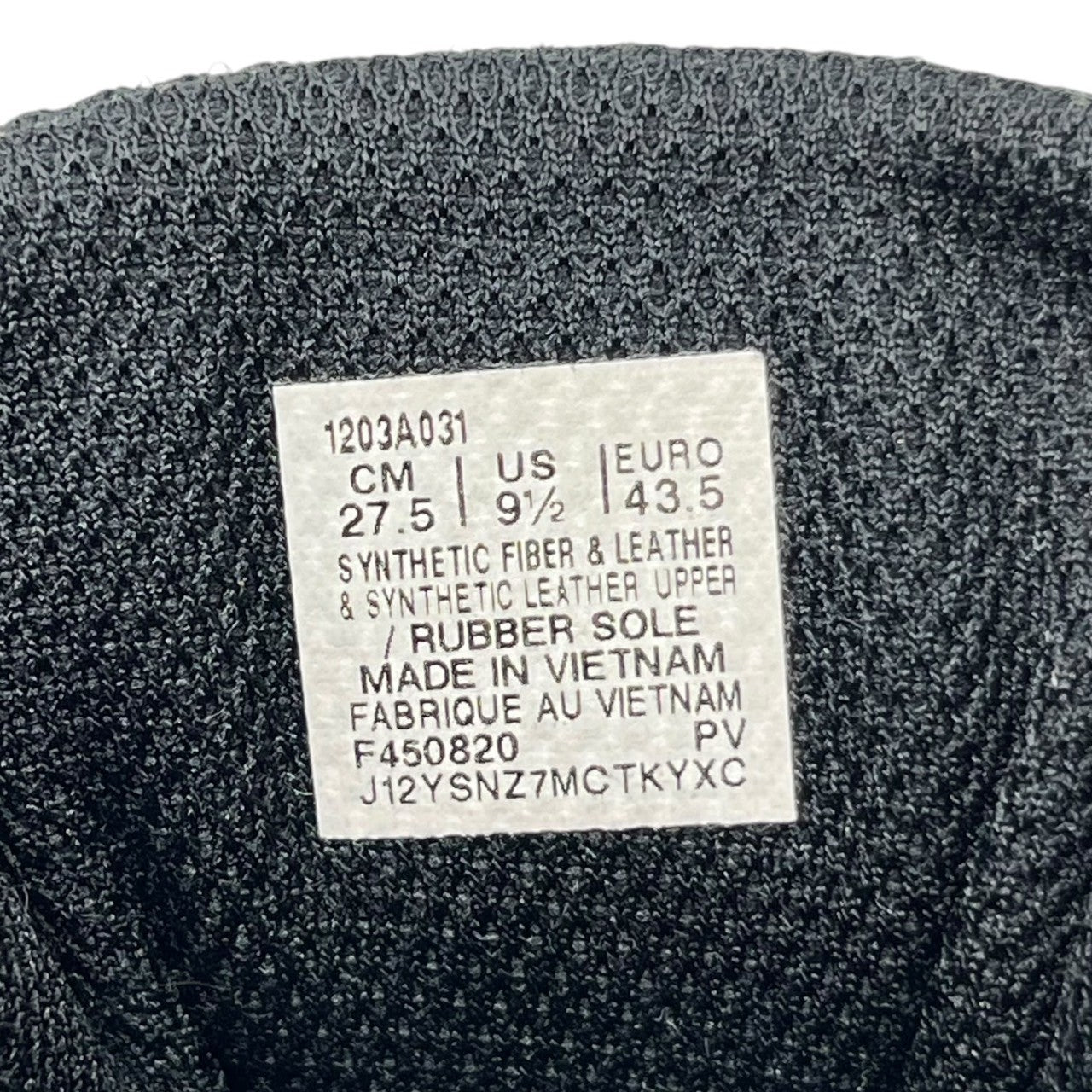 asics×NULABEL CM1Y0K42(アシックス×ニューレーベル) GEL-QUANTUM 360 6 ゲルクォンタム 360 6 1203A031 27.5cm ブラック ローカット スニーカー コラボ