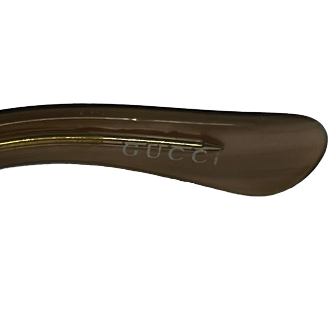 GUCCI(グッチ) ロゴクレストデザインヴィンテージサングラス/ブラウングラデーション/ダブルブリッジ 2827/S1LBBA 60□15-105 ゴールド×ブラウン