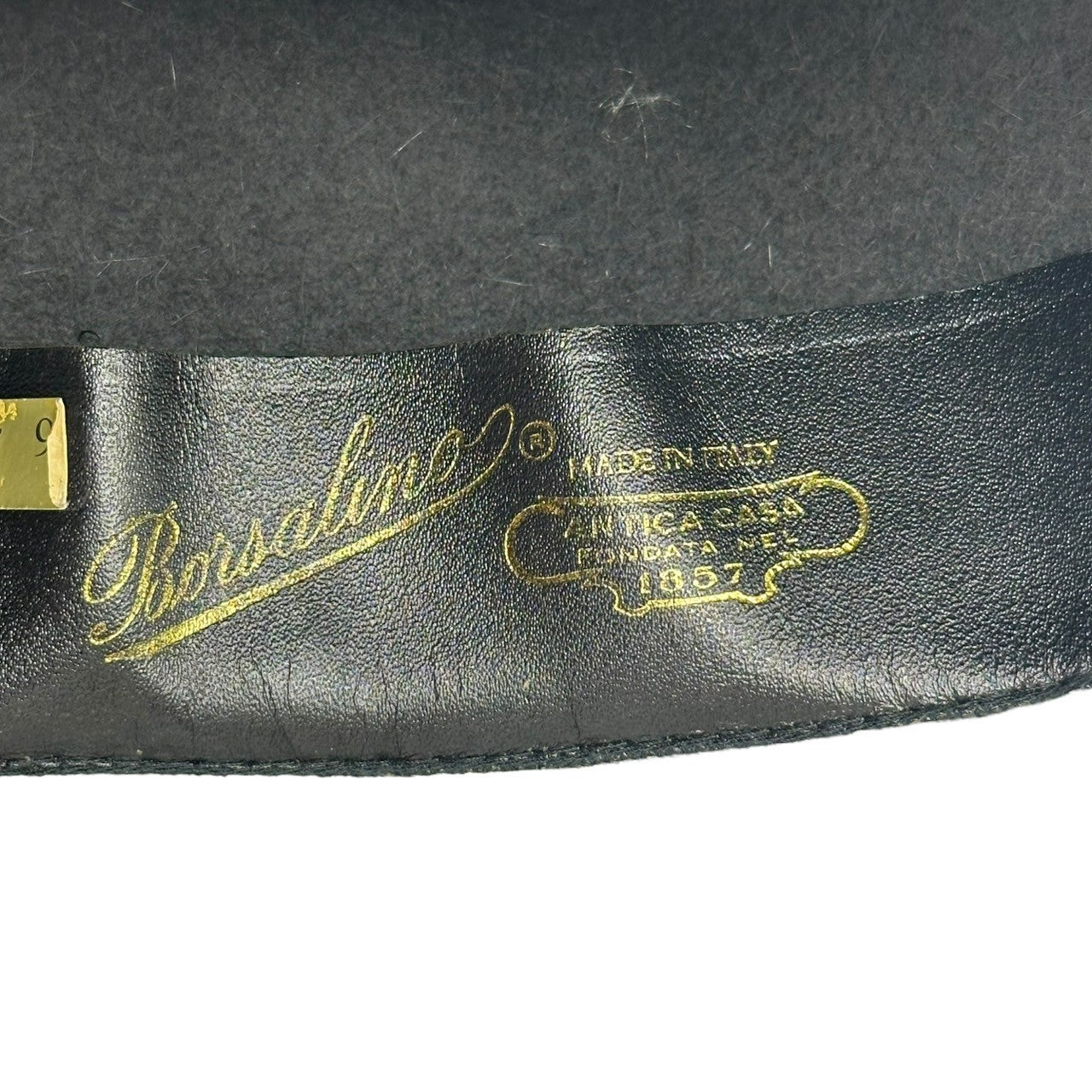 Borsalino(ボルサリーノ) Wool Medium Fold Over Hat 中折れ ハット グレー ウール 帽子