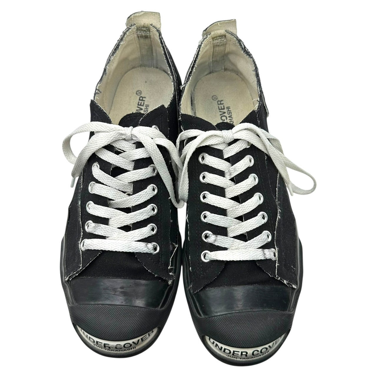 UNDERCOVER(アンダーカバー) Toe Logo Canvas Sneakers Jack Purcell Type トゥ ロゴ キャンバス スニーカー ジャックパーセルタイプ UC2B9F05 M(26.0~26.5cm) ブラック 箱付