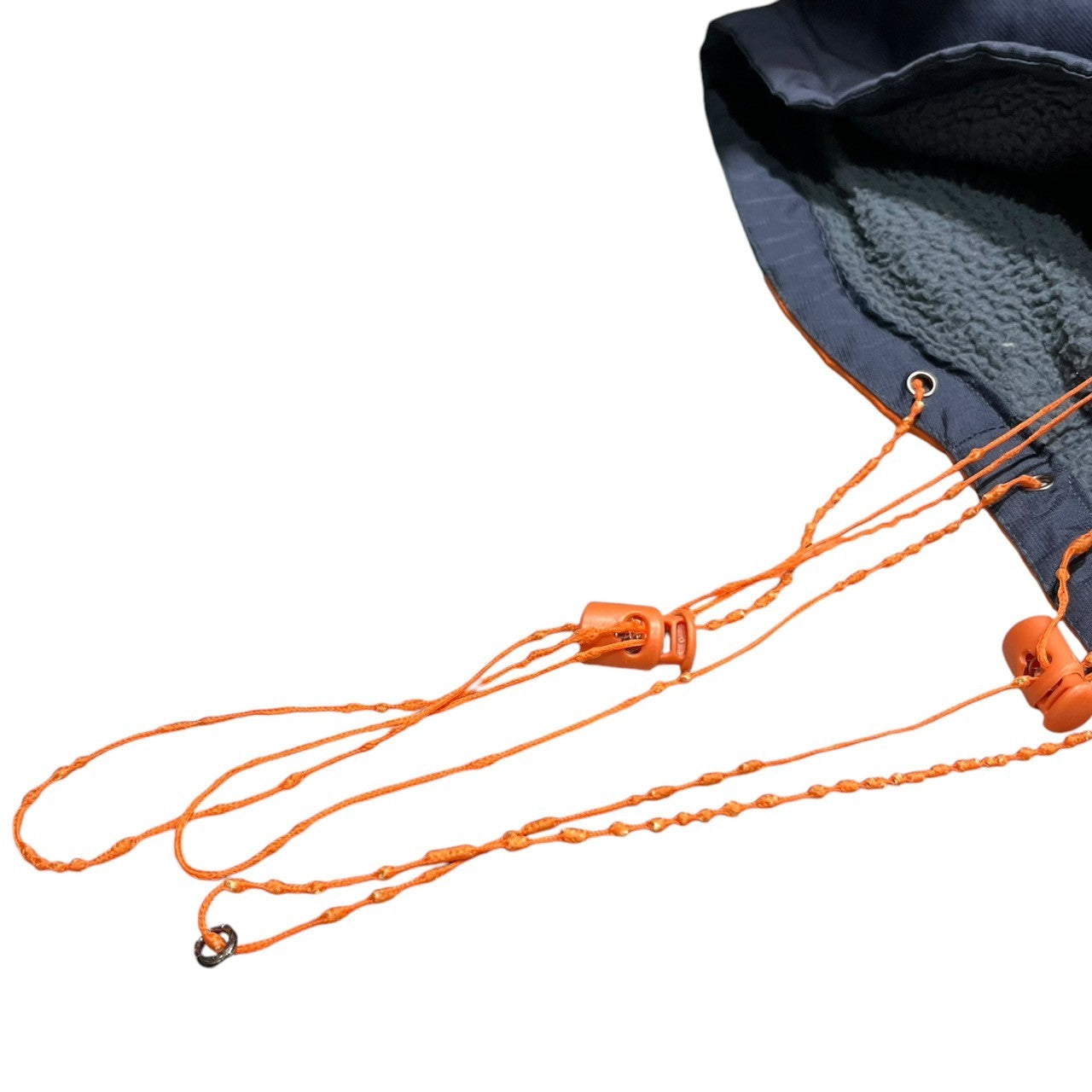 NIKE ACG(ナイキエーシージー) 00's Unlimited Sport Hooded Fleece Lined Jacket フリース マウンテンパーカー グレー×オレンジ ジャケット