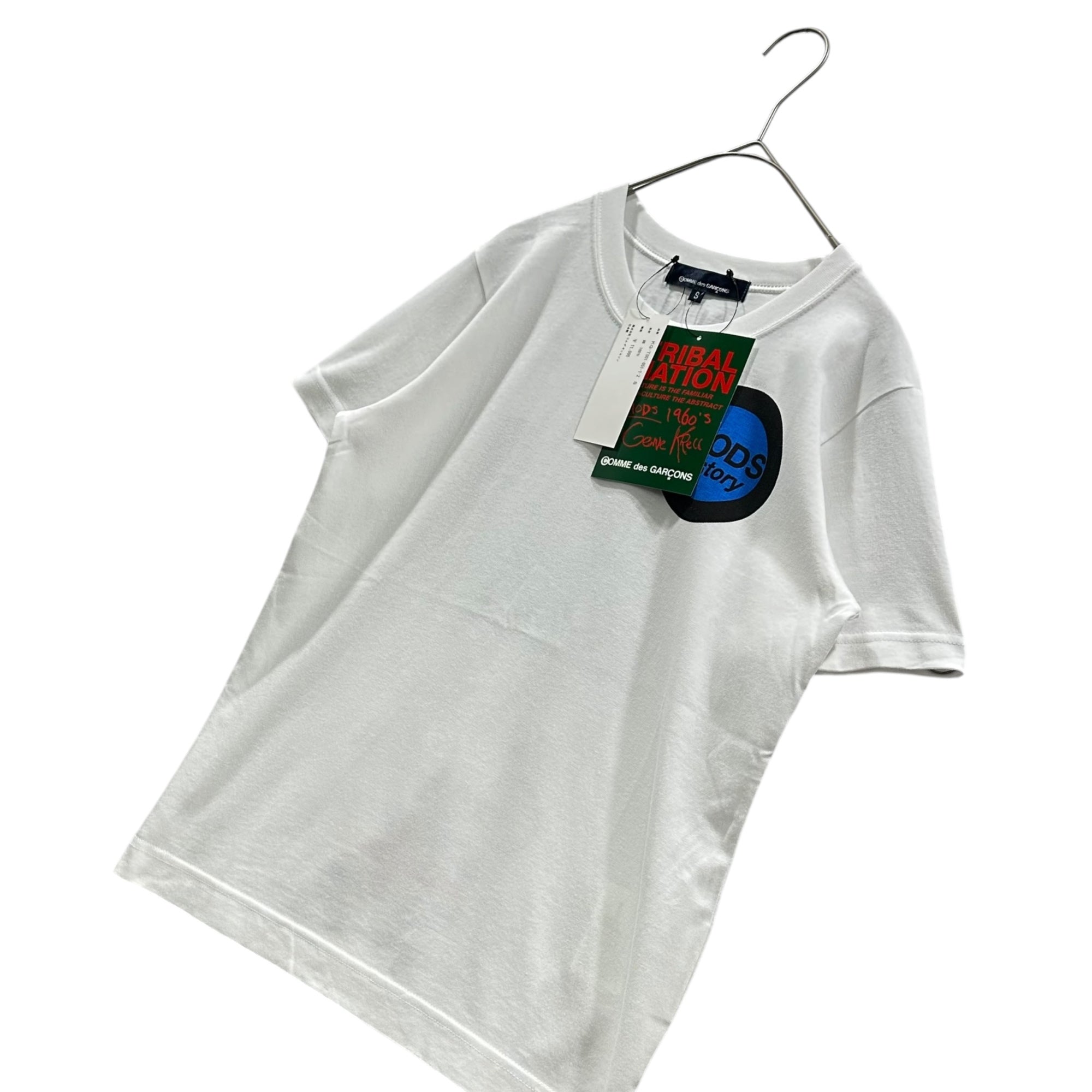 COMME des GARCONS(コムデギャルソン) 2002AW ”Gene Krell” MODS 1960's Tee 青山限定 ジーンクレール モッズ Tシャツ KG-T001 S ホワイト AD2002 00's