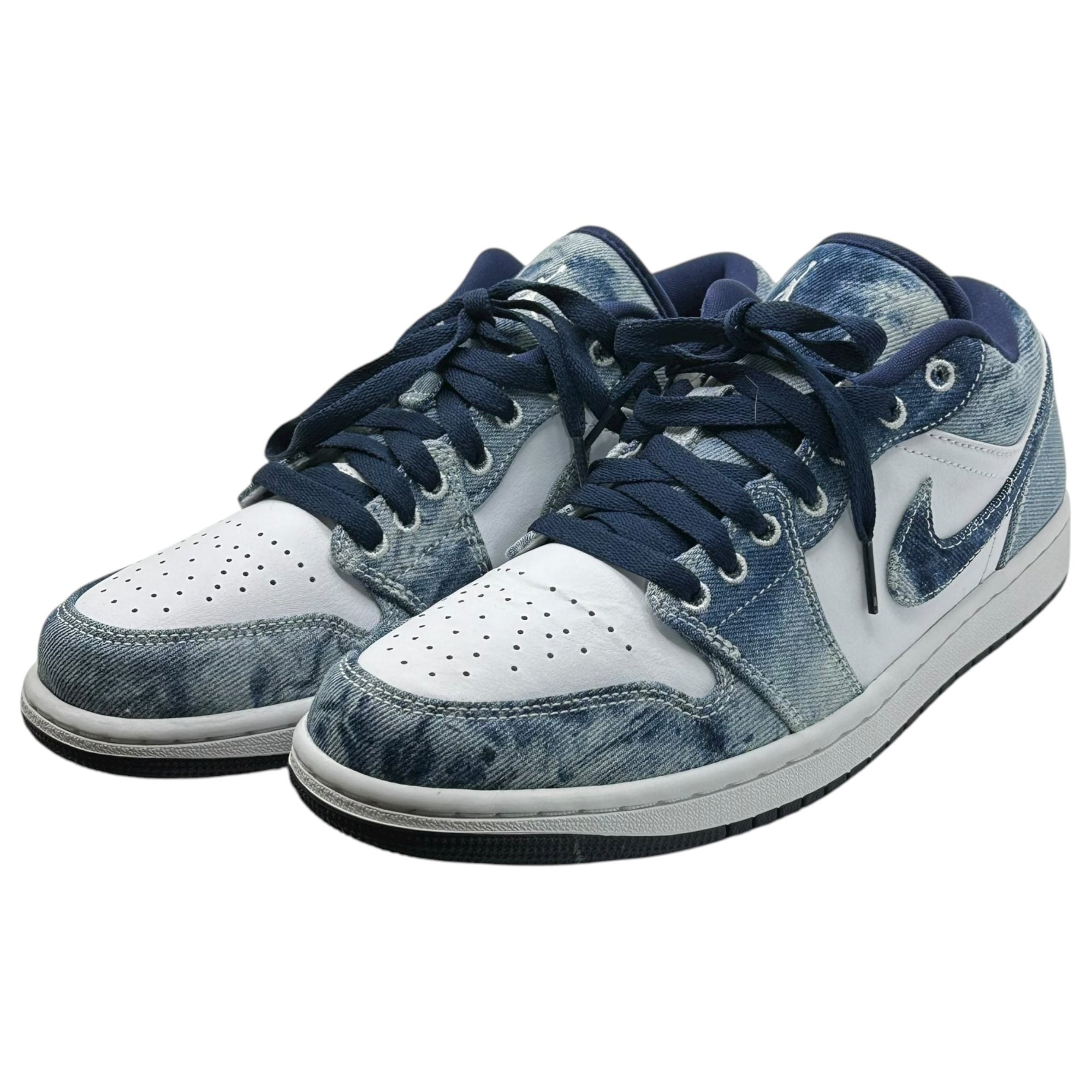 NIKE(ナイキ) Jordan Air Jordan 1 LOW SE "washed denim" エアジョーダン 1 ロー ウォッシュド デニム CZ8455-100 26.5cm ライトインディゴ×ホワイト ローカット スニーカー