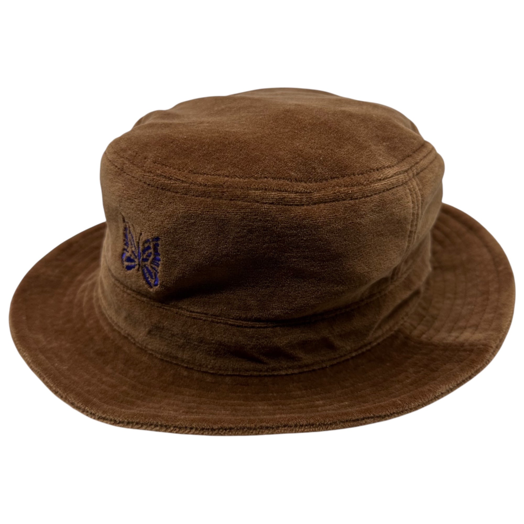 NEEDLES(ニードルズ) Bermuda Hat velour バミューダ ハット ベロア KP436 M ブラウン バケット 帽子