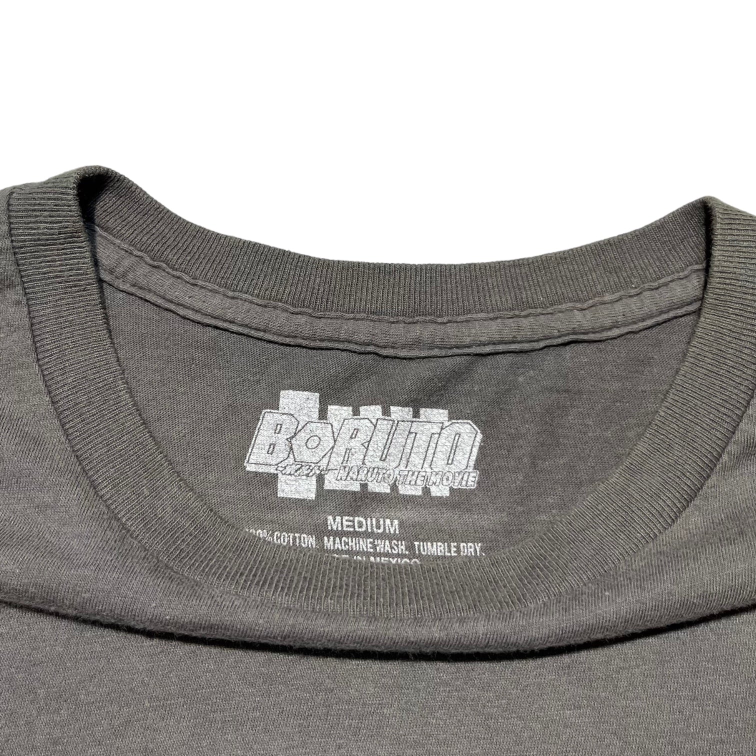 USED(ユーズド) 00's BORUTO -NARUTO THE MOVIE- T-SHIRT ボルト ナルトザムービー Tシャツ M グレー