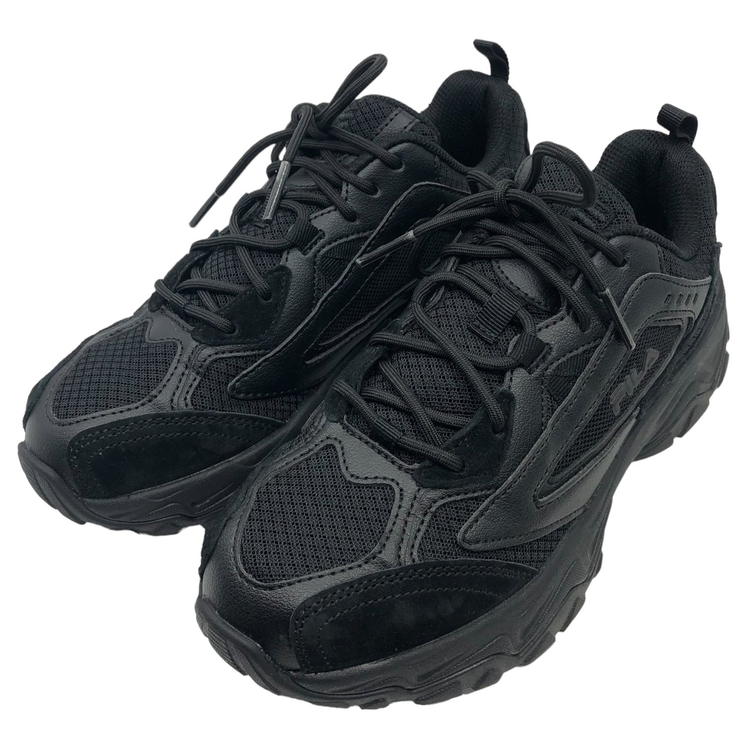 FILA × BEAUTY&YOUTH UNITED ARROWS(フォラ × ビューティーアンドユース ユナイテッドアローズ) DAYTONIC ローカットスニーカー ダッドスニーカー WFW23061-010 25.0cm ブラック コラボアイテム