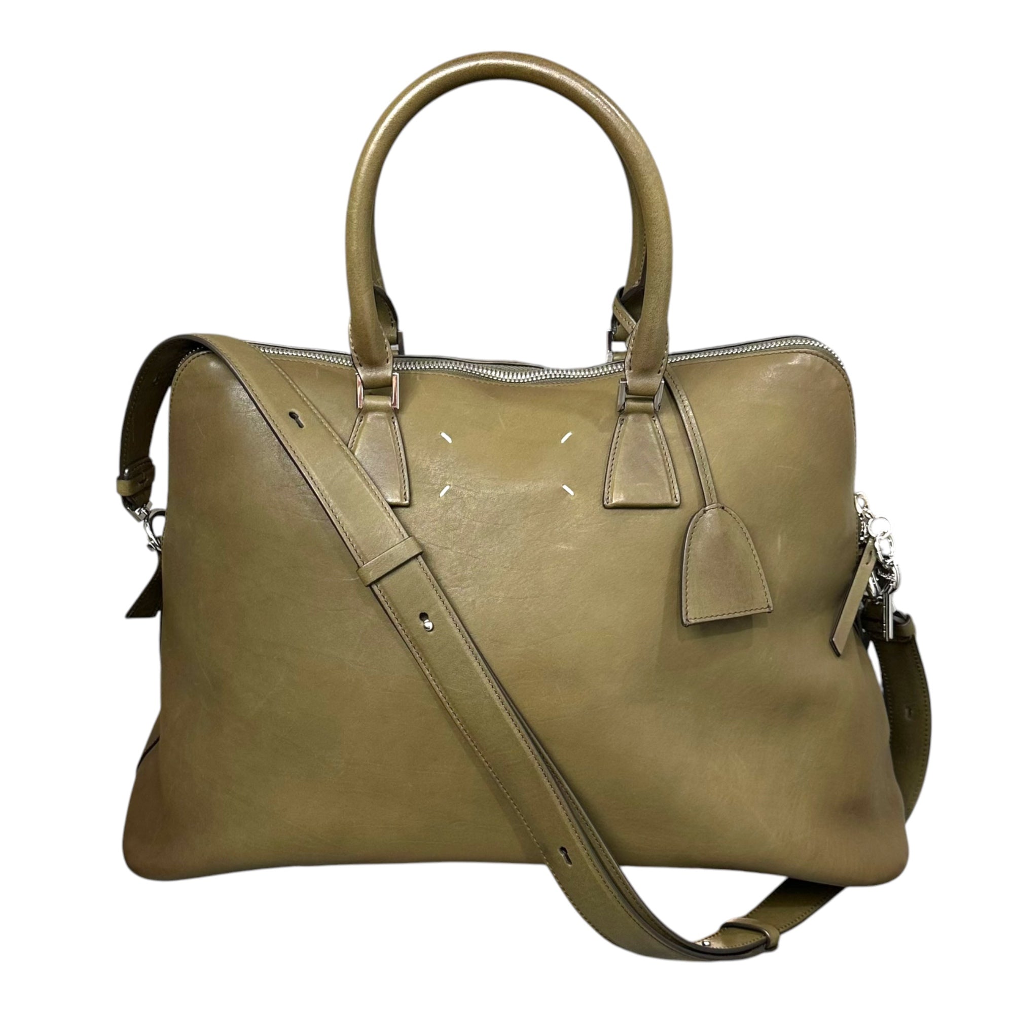 MAISON MARGIELA(メゾンマルジェラ) 5AC Bag XL - Limited Edition 2WAY ショルダー バッグ VIP限定カラー SB1WG0072 XL ミリタリーグリーン 著名人着用