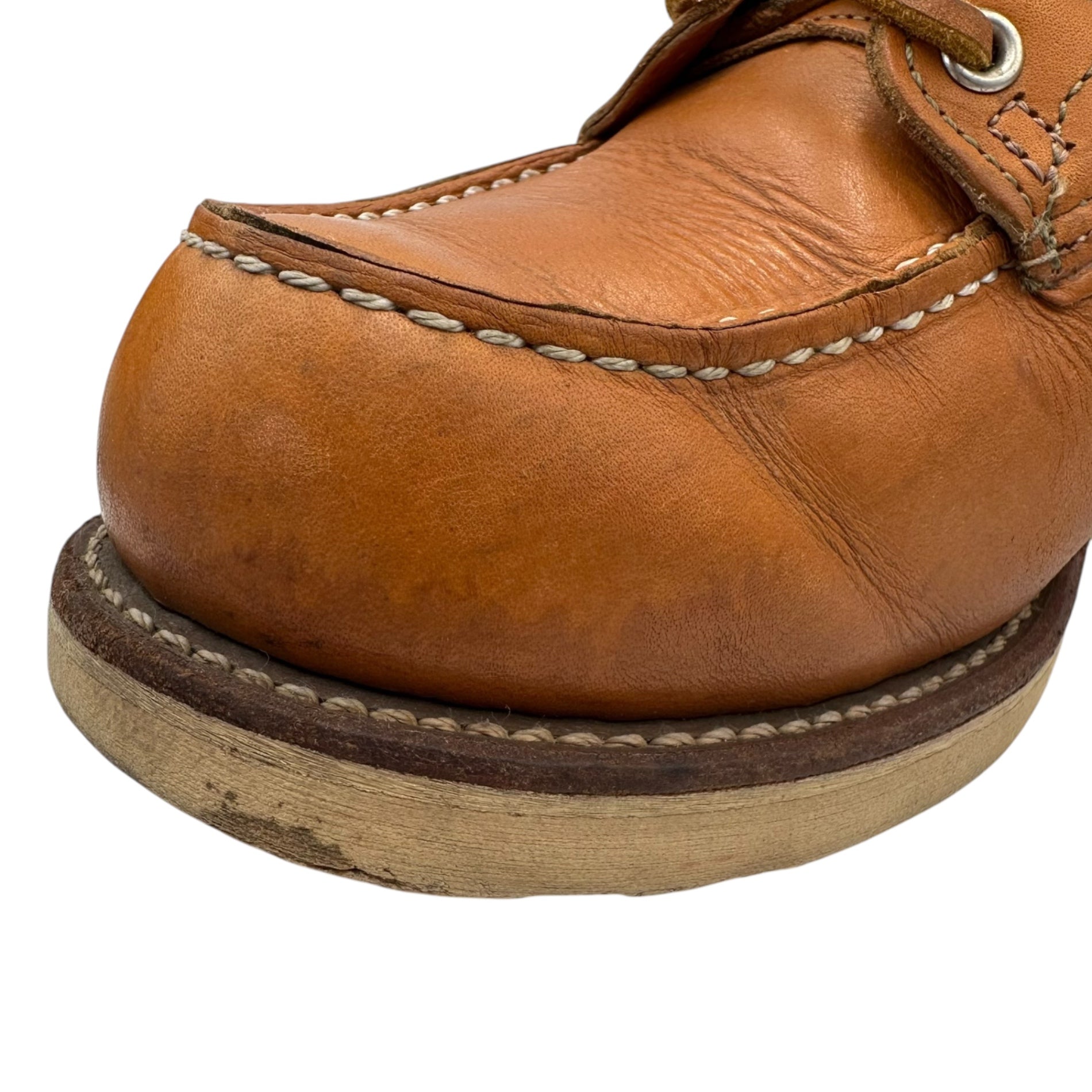 REDWING(レッドウィング) Irish Setter 6" Moc-Toe アイリッシュセッター 6インチ モックトゥ ゴールド ラセット ブーツ 9875 9E(27cm) ライトブラウン ワーク 犬タグ 復刻 2014年製造