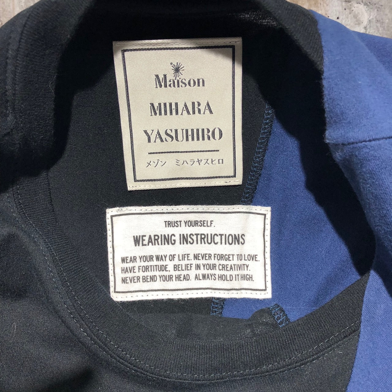 Maison MIHARA YASUHIRO(メゾンミハラヤスヒロ) Tシャツドッキングワンピース B02DR522 FREE ミックス