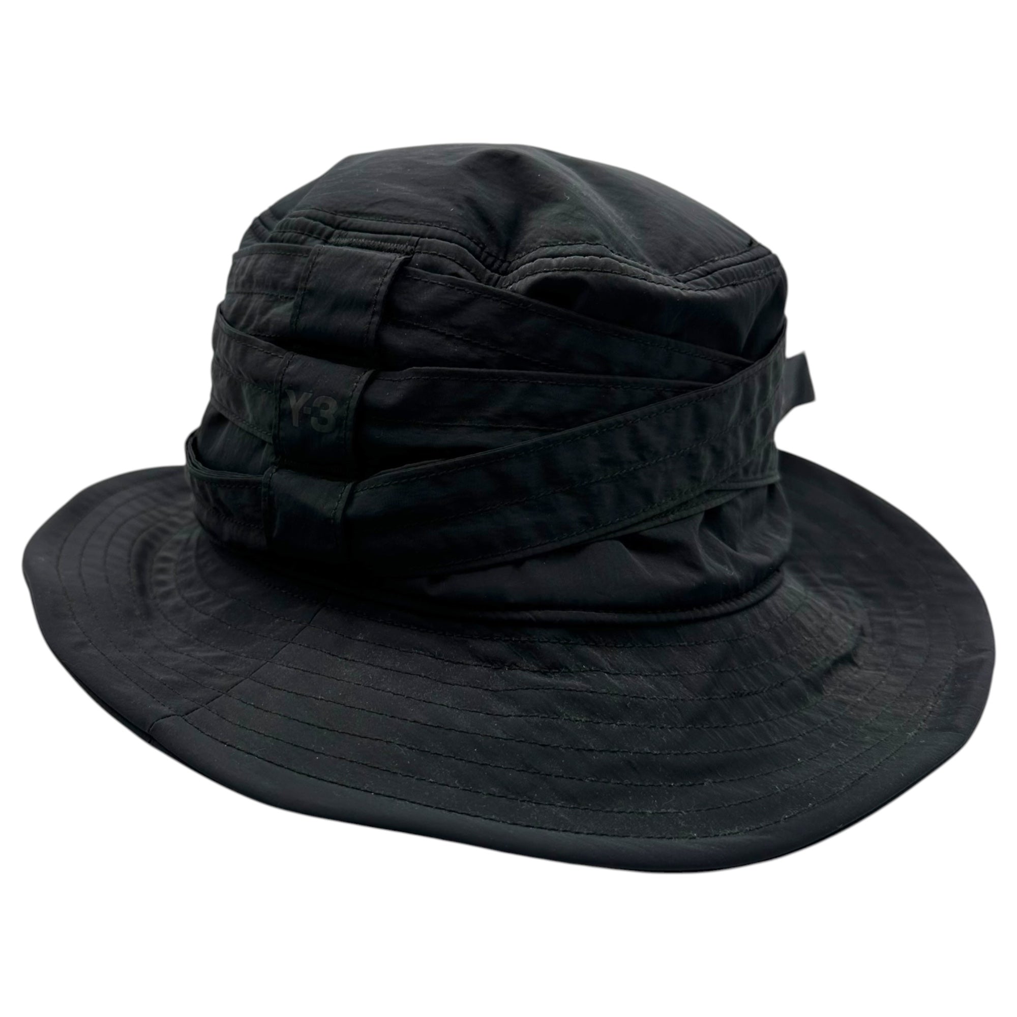 Y-3(ワイスリー) CINCH BUCKET HAT シンチ ストラップ バケット ハット ブラック
