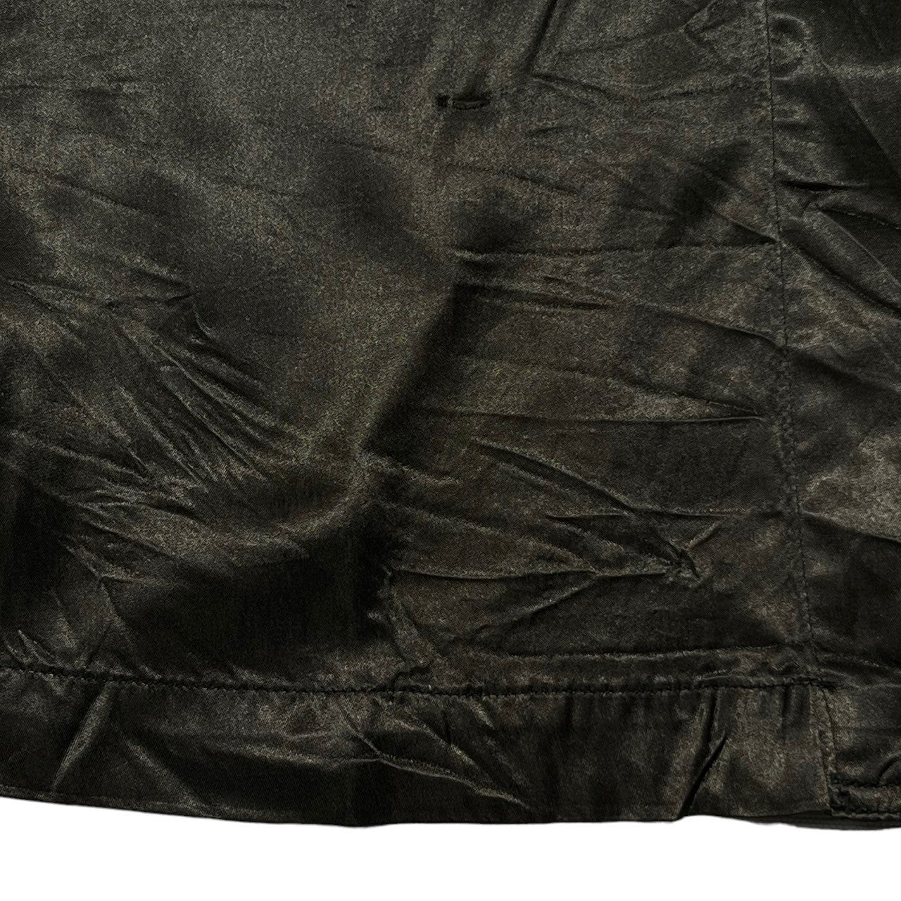 COMME des GARCONS(コムデギャルソン) 1986SS ”Printemp-Été 1986”Archive Staff Coat オリジナル スタッコ コート 表記無し(FREE) ブラック×ネイビー アーカイブ 袖ストライプ バックプリント 80s 80年代 本人期