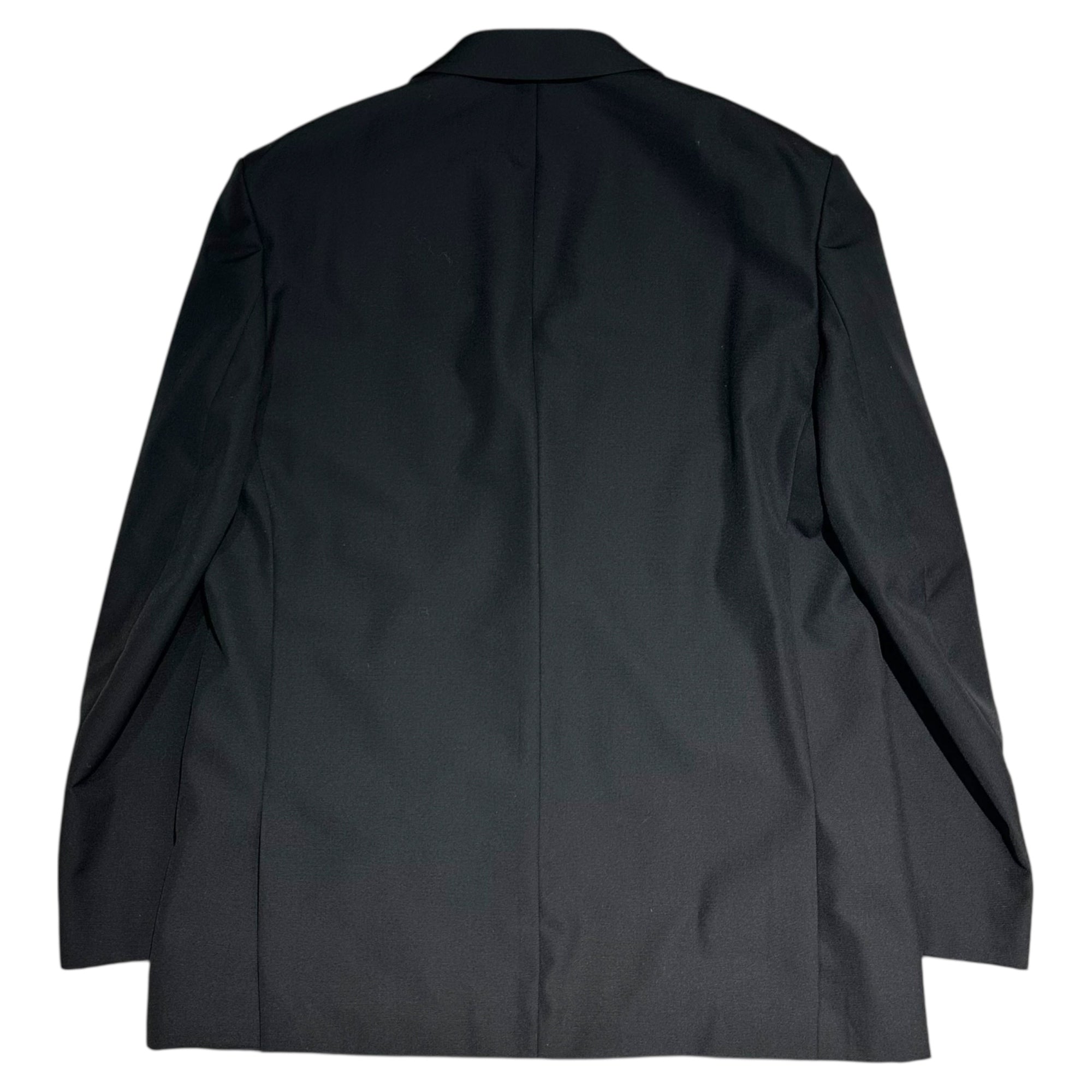 COMME des GARCONS HOMME(コムデギャルソンオム) 25SS Wool gabardine 2B tailored jacket ウールギャバジン テーラード ジャケット HO-J009 M ブラック AD2024