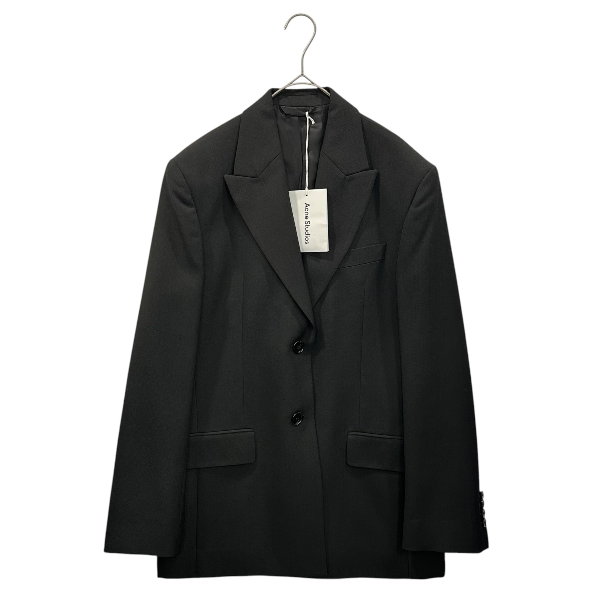 Acne Studios(アクネストゥディオズ) Regular-Fit Suit Jacket レギュラーフィット スーツ ジャケット テーラード FN-WN-SUIT000508 36(S~M程度) ブラック 参考定価112,200円(税込)