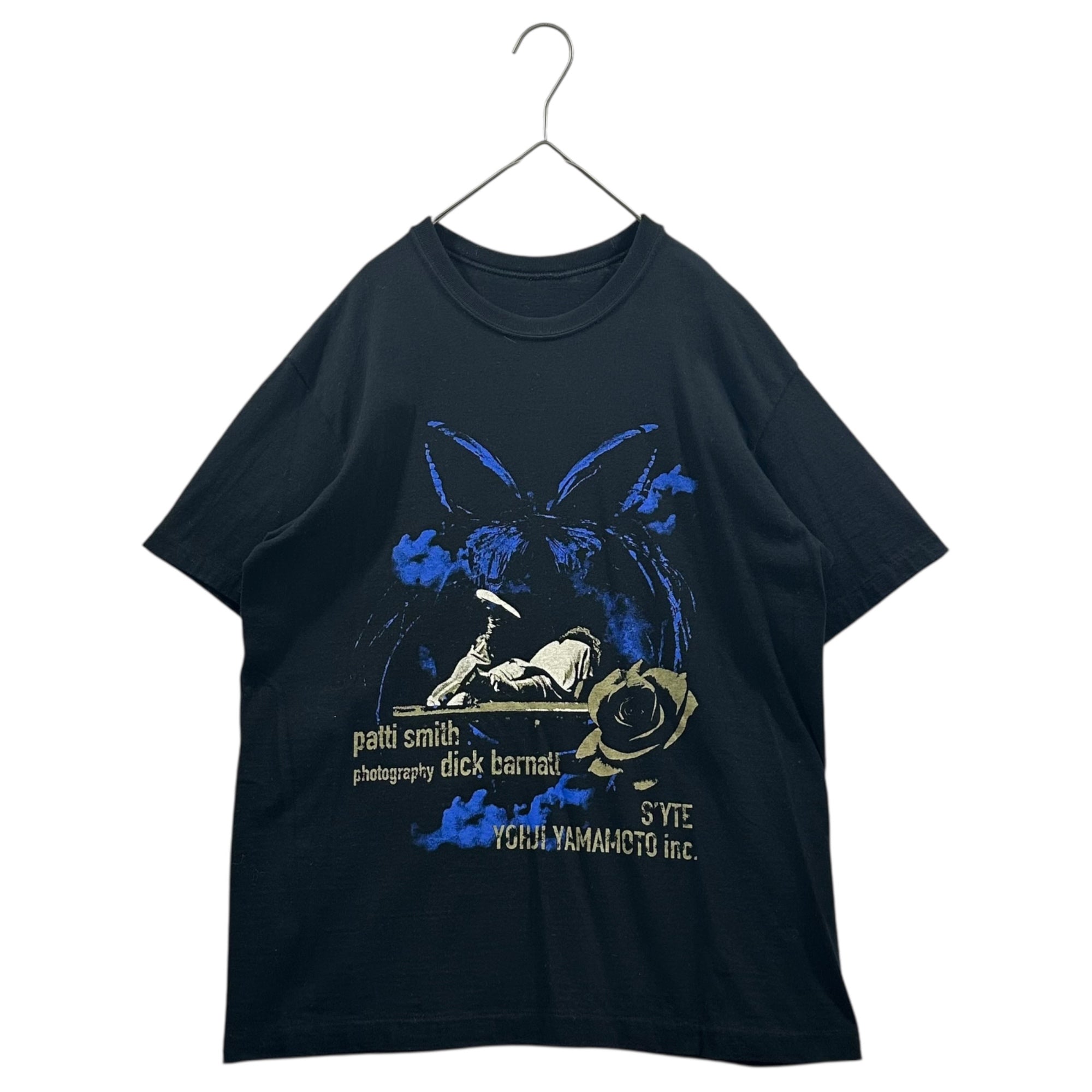 S'YTE(サイト) × marquee club(マーキークラブ) 21AW Patti Smith Long Sleeve T パティ・スミス ロングスリーブ Tシャツ 表記消(M程度) ブラック