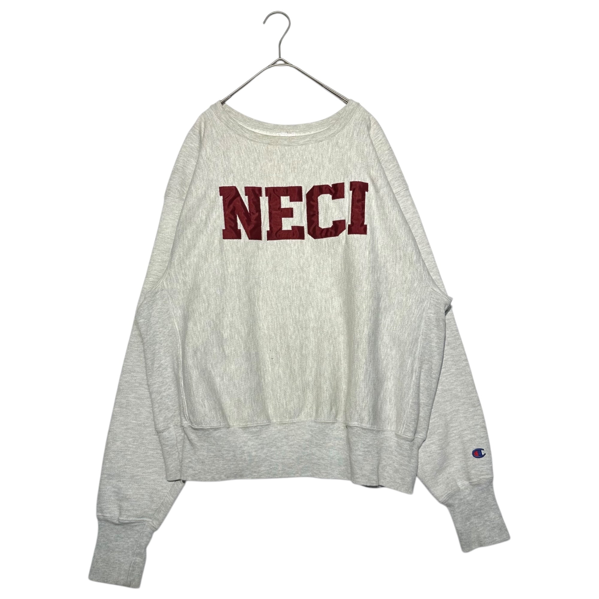 Champion(チャンピオン) 00's ”NECI” reverse weave crew neck sweatshirt リバースイーブ クルーネック スウェット L グレー 古着 ヴィンテージ