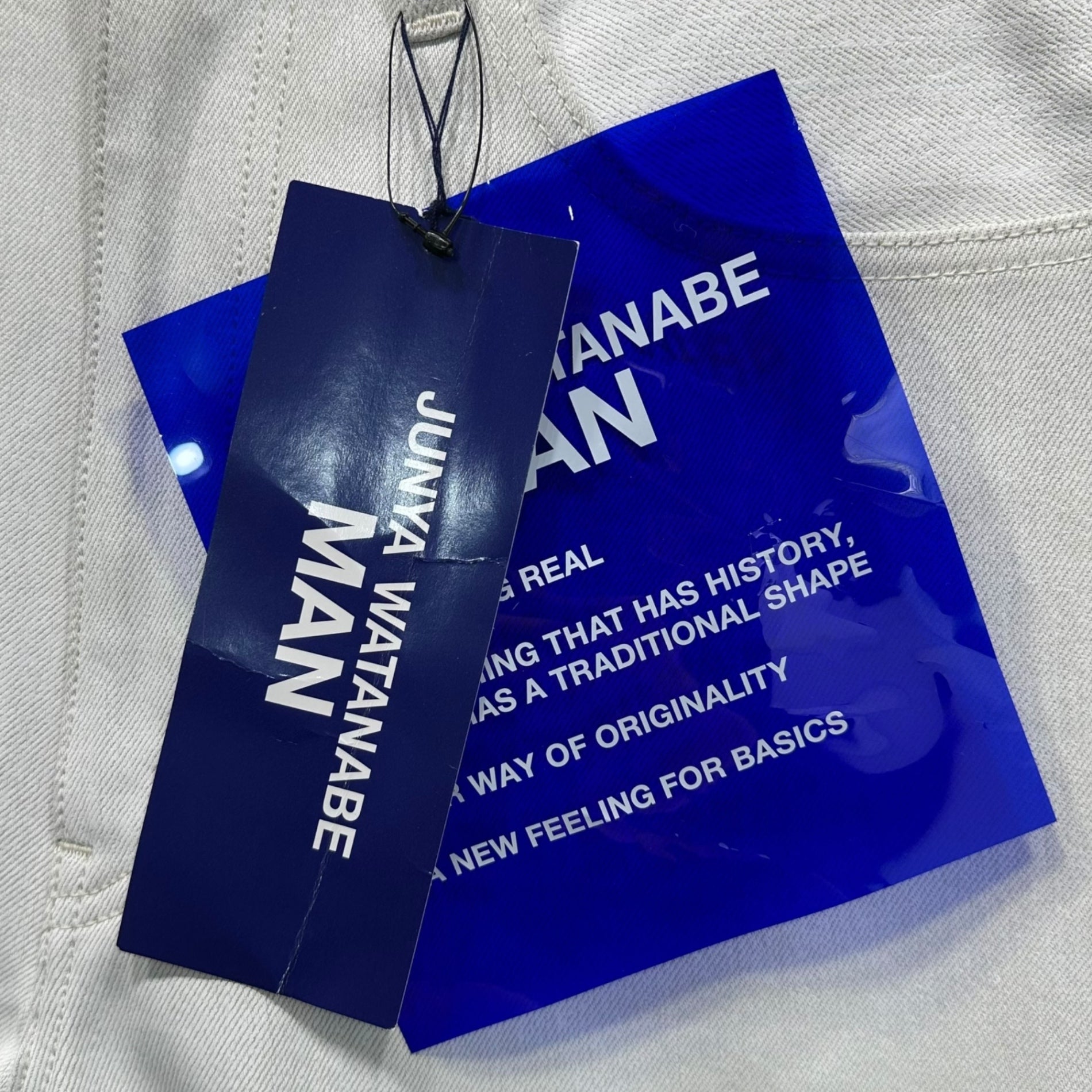 JUNYA WATANABE MAN×Levi's(ジュンヤワタナベマン×リーバイス) 25SS Coding Bleach Denim Pants コーディング ブリーチ デニム パンツ WO-P214 S ホウィト ストリート コラボ