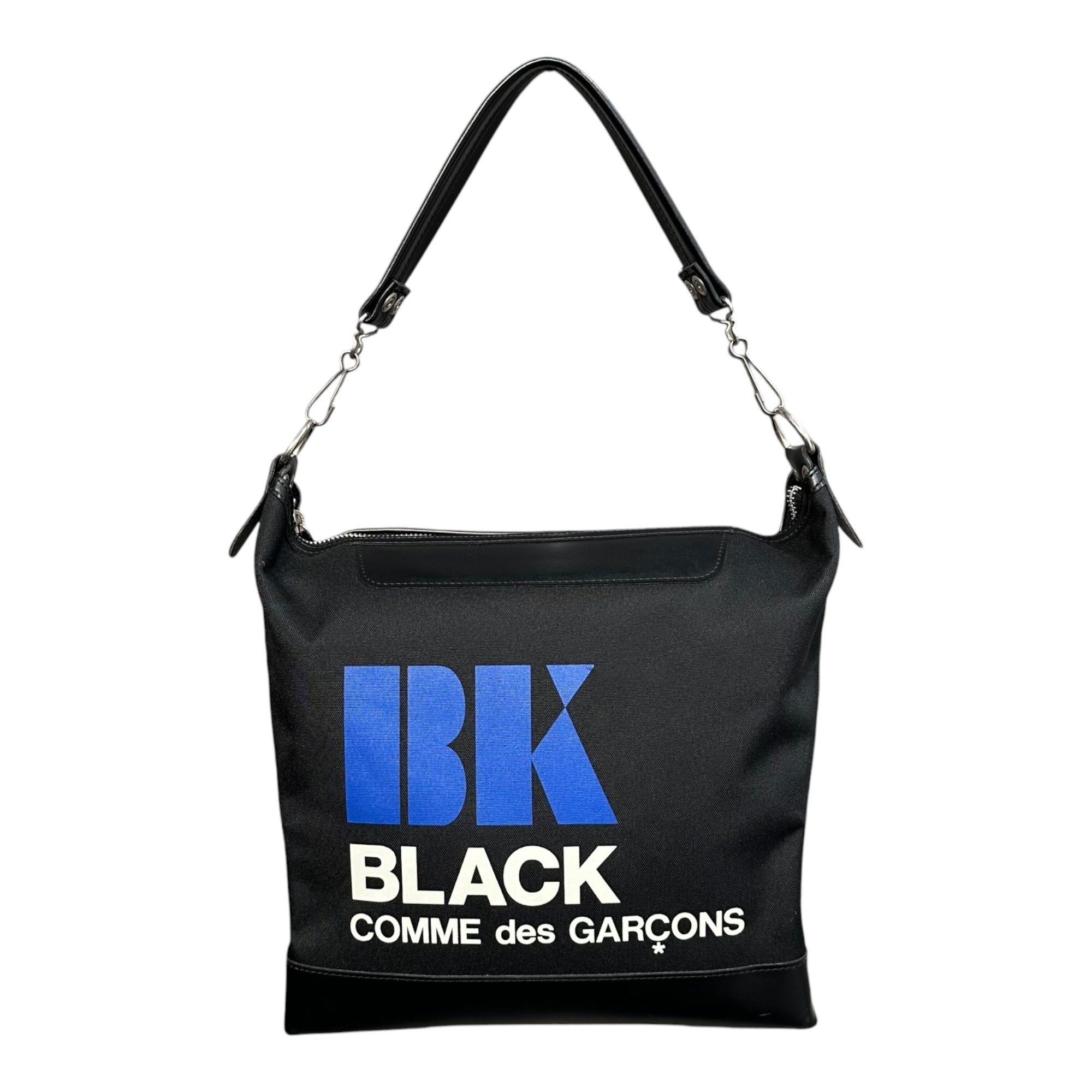 BLACK COMME des GARCONS(ブラックコムデギャルソン) Logo Shoulder Bag ロゴ ショルダー バッグ 1N-K 202 ブラック ワンショルダー