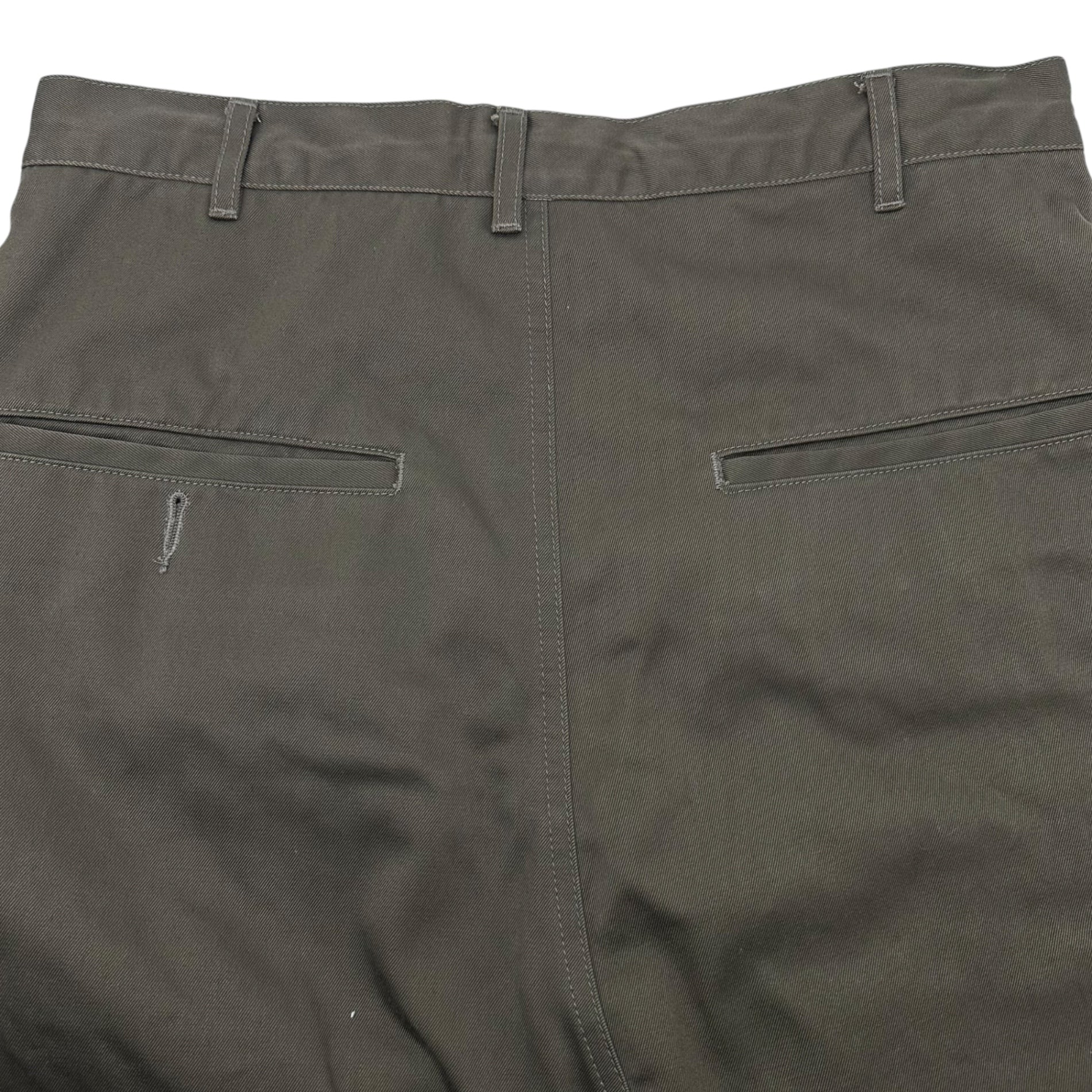 FUMITO GANRYU(フミトガンリュウ) Cotton sarouel chino pants コットン サルエル チノ パンツ チノパン FU0-PA-002 2(M程度) カーキ