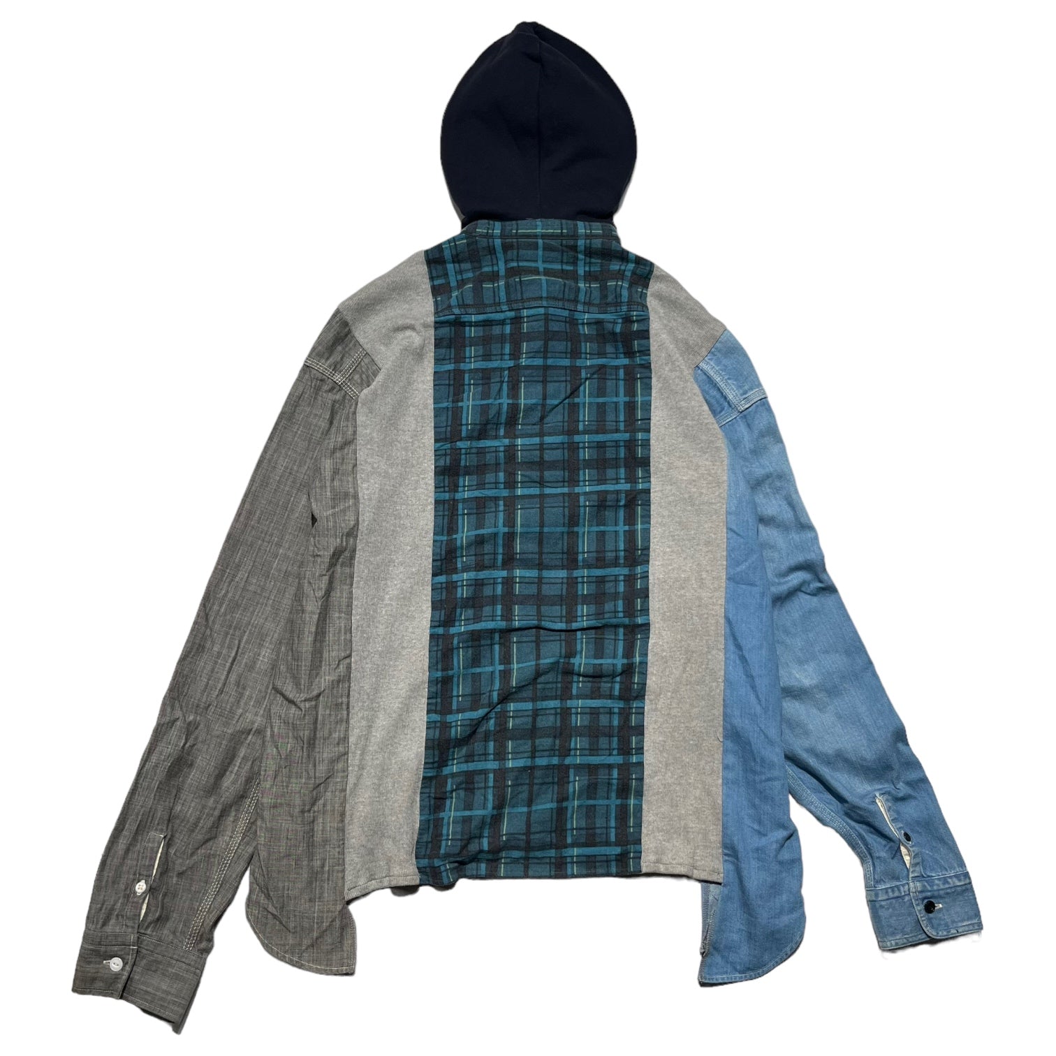 SUNNY SPORTS(サニースポーツ) リメイクフーデッドシャツ 表記なし(リメイク品のためFREEサイズ) ミックス