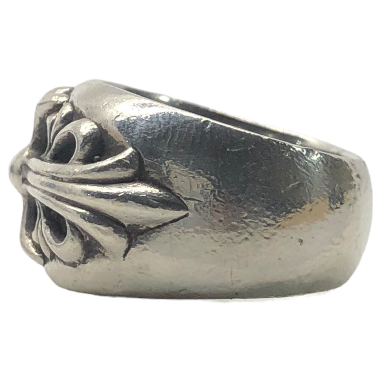 CHROME HEARTS(クロムハーツ) FLORAL CROSS RING フローラル クロス リング silver 925 12.5号 重さ:15.9g シルバー インボイス付
