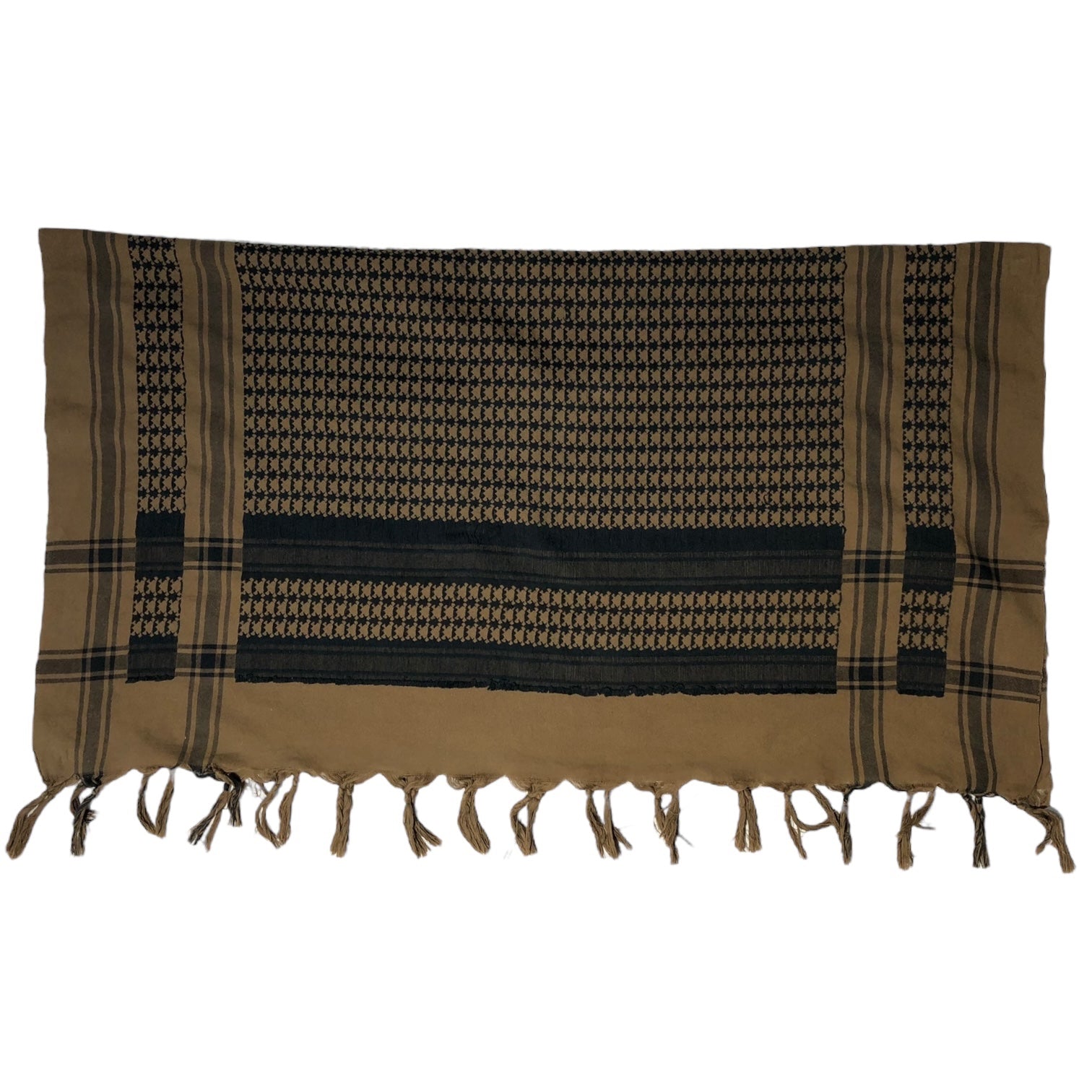 UNDERCOVER(アンダーカバー) ダイヤボーン柄アフガンストール ブラウン×ネイビー DAVF期 (DECORATED ARMED VOLUNTARY FORCES)"期