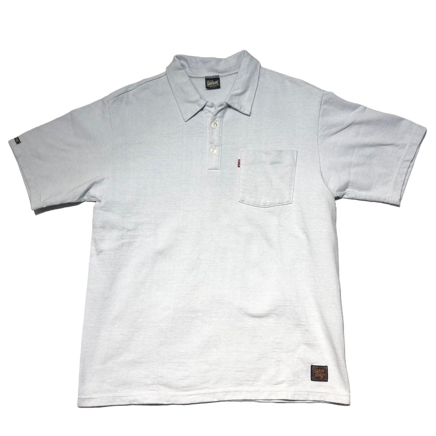 DELUXE WEAR(デラックスウエア) ポロシャツ M ライトグレー