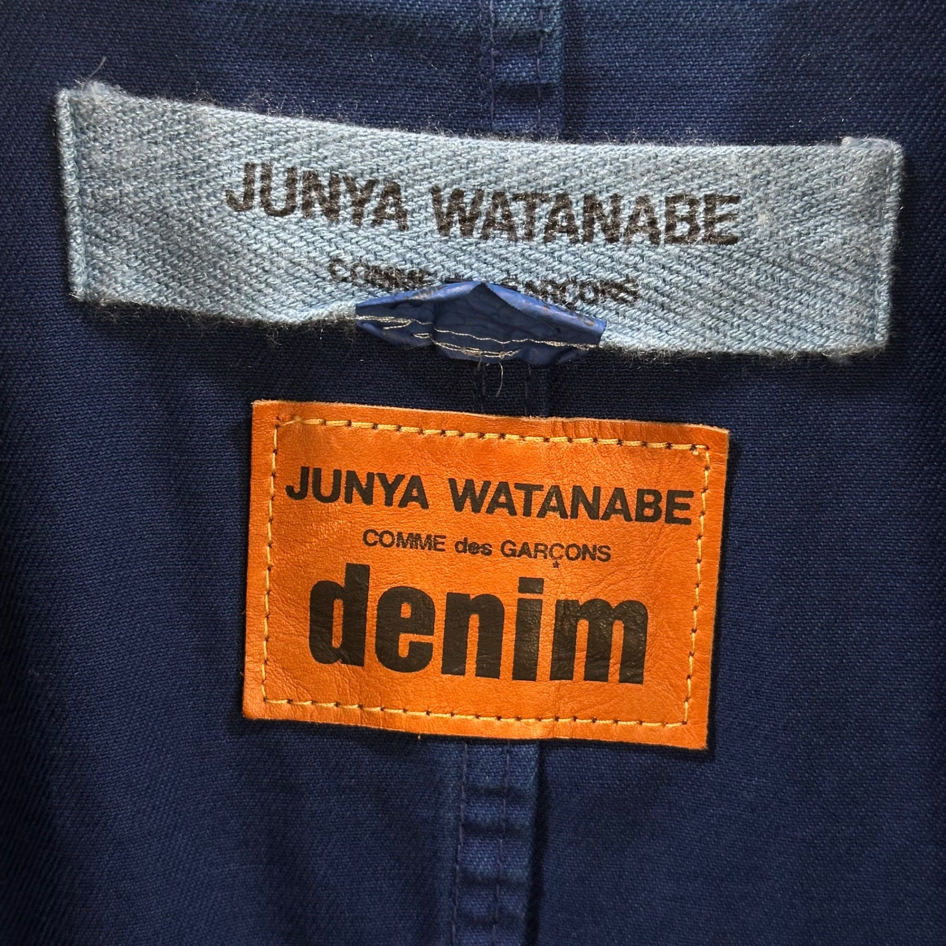 JUNYA WATANABE COMME des GARCONS(ジュンヤワタナベコムデギャルソン) 13SS Pre-dyed Double-Breasted Cotton Work Jacket 製品染め ダブルブレスト コットン ワーク ジャケット JK-J202 S ブルー denim AD2012