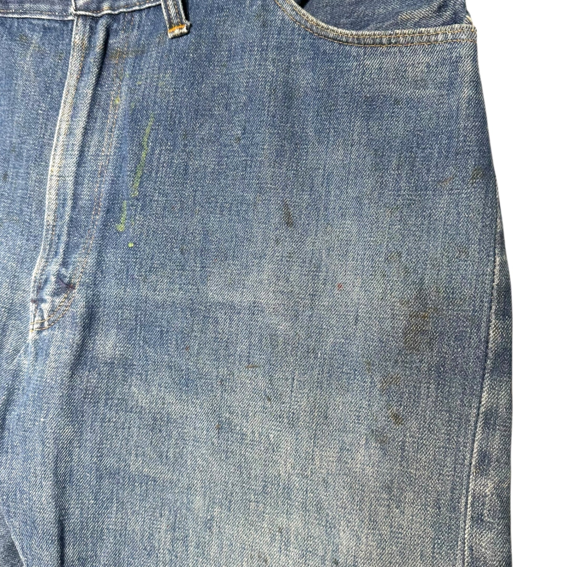 RANCHCRAFT(ランチクラフト) 60's~70's vintage straight denim pants ヴィンテージ ストレート デニム パンツ VDR-2897 868-1023 W38程度(実寸96cm) インディゴ JC Penney TALON ジップ 60年代~70年代