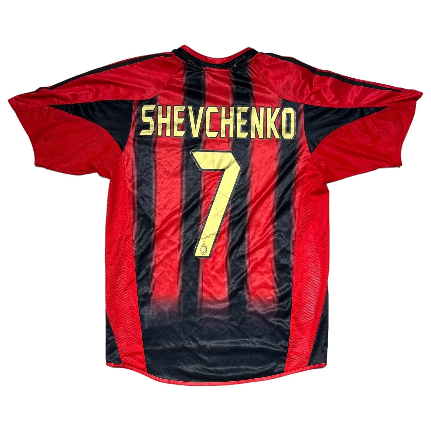 adidas(アディダス) AC MILAN REPLICA SHIRT ACミラン レプリカ シャツ シェフチェンコ S レッド ゲーム Tシャツ