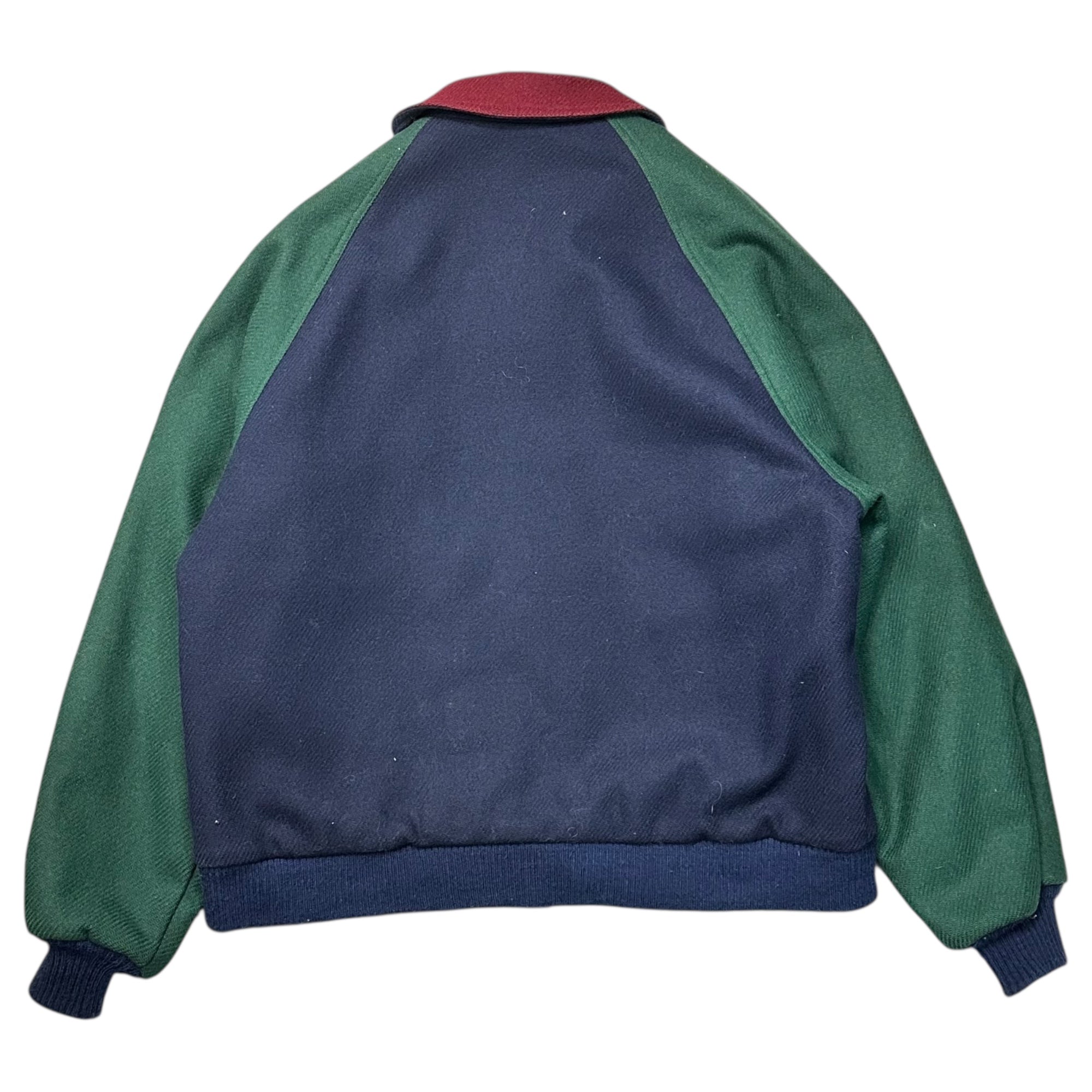 LOBO by PENDLETON(ロボ バイ ペンドルトン) 70~80's Multi-Color Wool Blouson 70~80年代マルチカラー ウール ブルゾン L ネイビー×グリーン×レッド ヴィンテージ