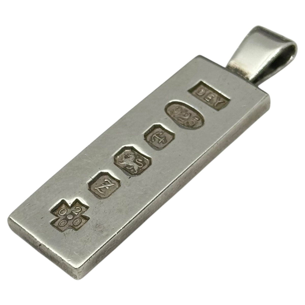 UK VINTAGE(イギリスヴィンテージ) 2000 Silver 925 Ingot Pendant Top 