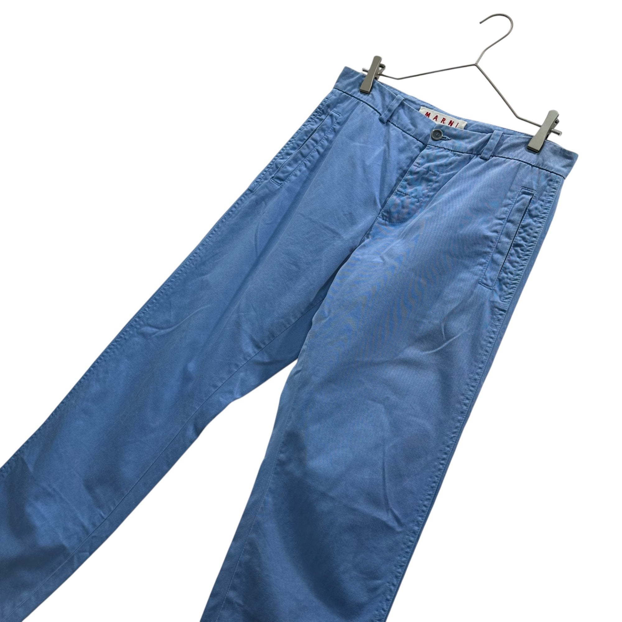 MARNI(マルニ) Cotton Pants コットン パンツ 46 ブルー