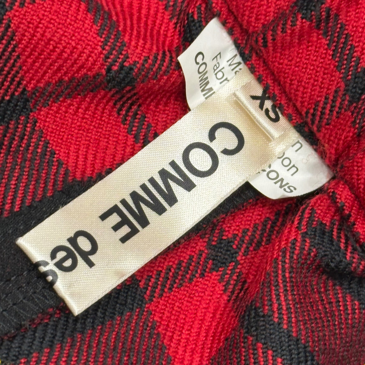 COMME des GARCONS(コムデギャルソン) 2017SS Wool Tartan Check Sarouel Cropped Pants ウール タータンチェック サルエル クロップド パンツ GS-P019 XS レッド×ブラック×イエロー AD2016 男性着用可能