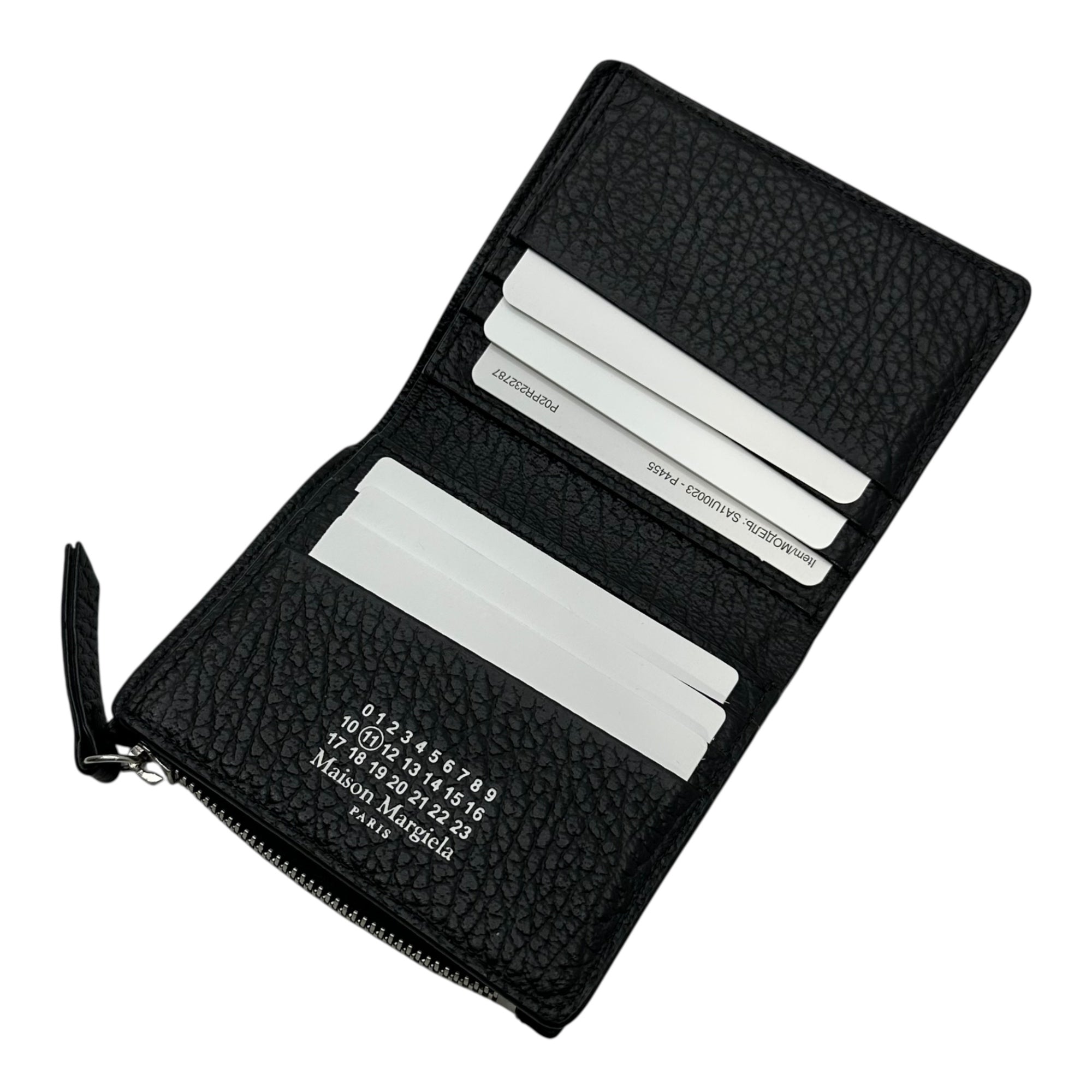 MAISON MARGIELA(メゾンマルジェラ) WALLET FLIP FLAP SMALL 二つ 折り財布 SA1UI0023 ブラック ミニ ウォレット