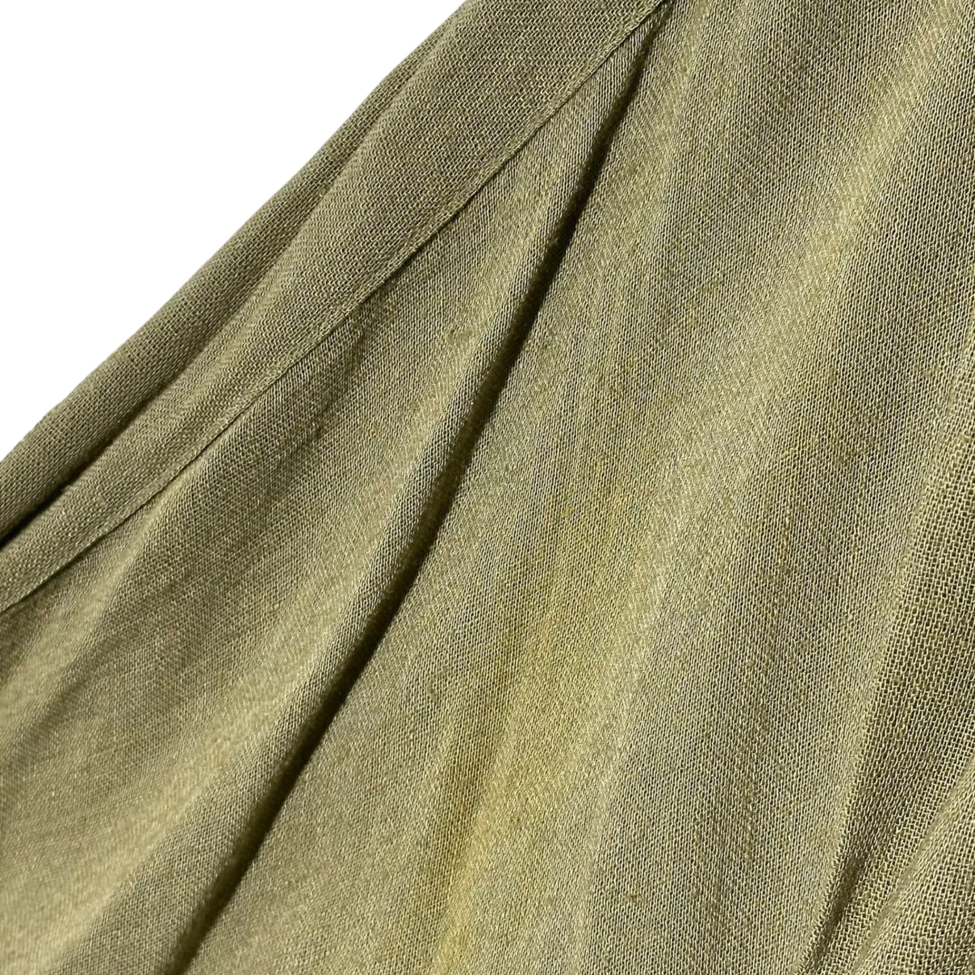 ISSEY MIYAKE(イッセイミヤケ) 70's Vintage Layered-Style Crewneck Dress 70年代 ヴィンテージ レイヤード調 クルーネック ワンピース ポケット FREE ベージュ 品質表示タグ切り取り 初期 筆タグ