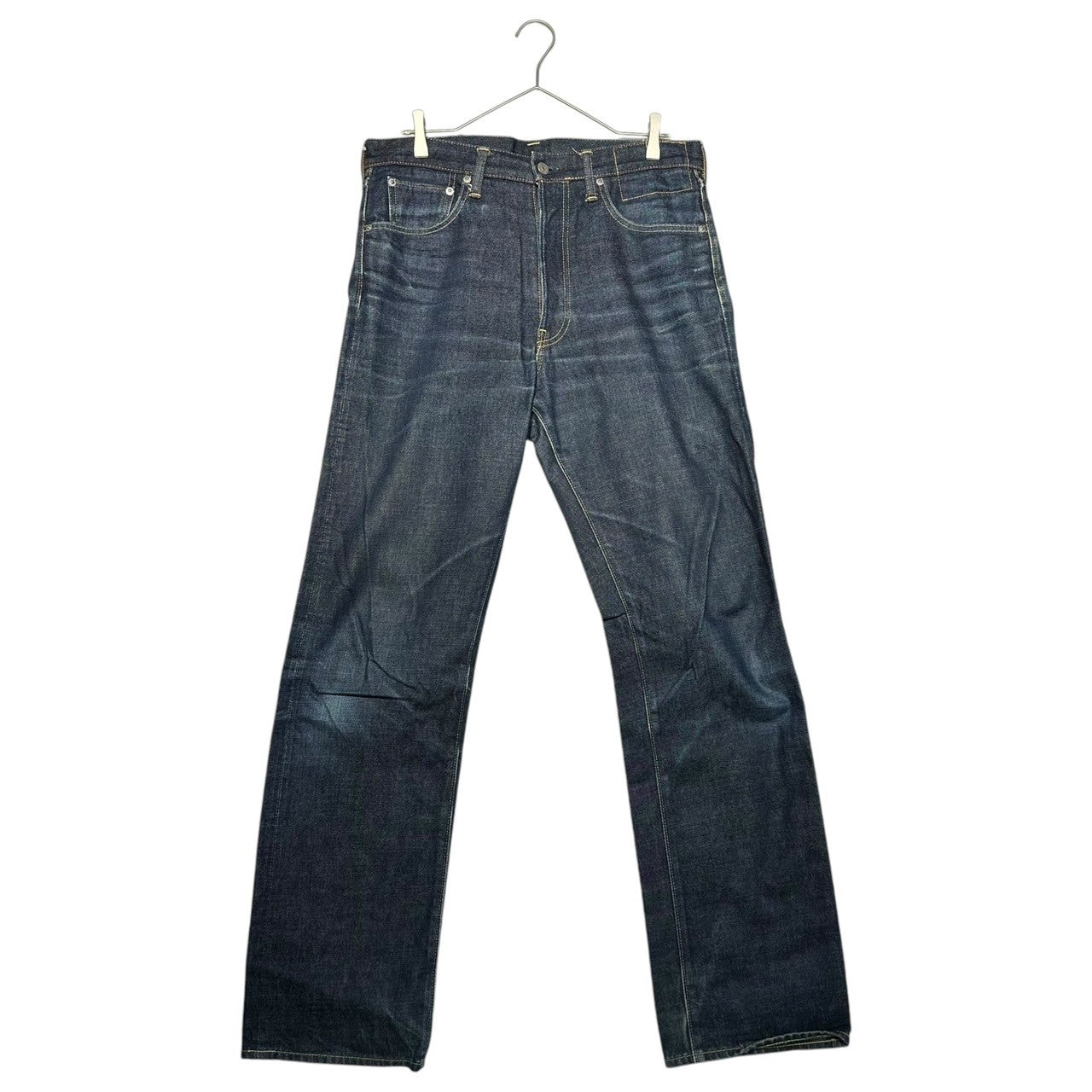 VISVIM(ビズビム/ヴィズヴィム) SOCIAL SCULPTURE 01 UNWASHED DENIM PANTS ソーシャル スカルプチャー ウォッシュド デニム パンツ 0112205005001 W34 × L32 インディゴ