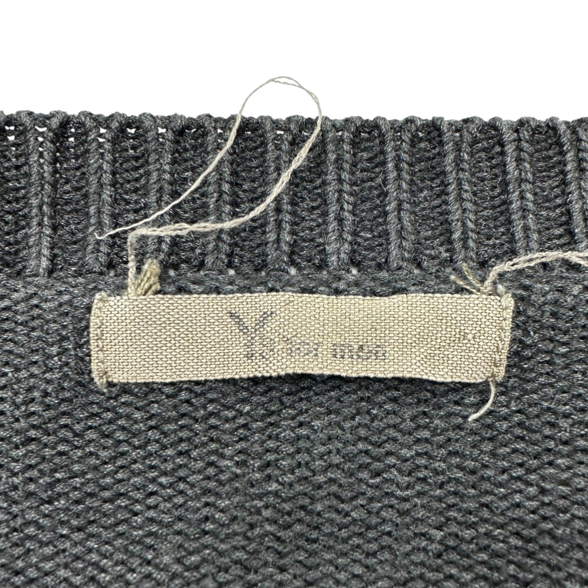 Y's for men(ワイズフォーメン) 90's Vintage V-Neck Long Sleeve Cotton Knit 90年代 ヴィンテージ Vネック 長袖 コットン ニット FREE ブラック